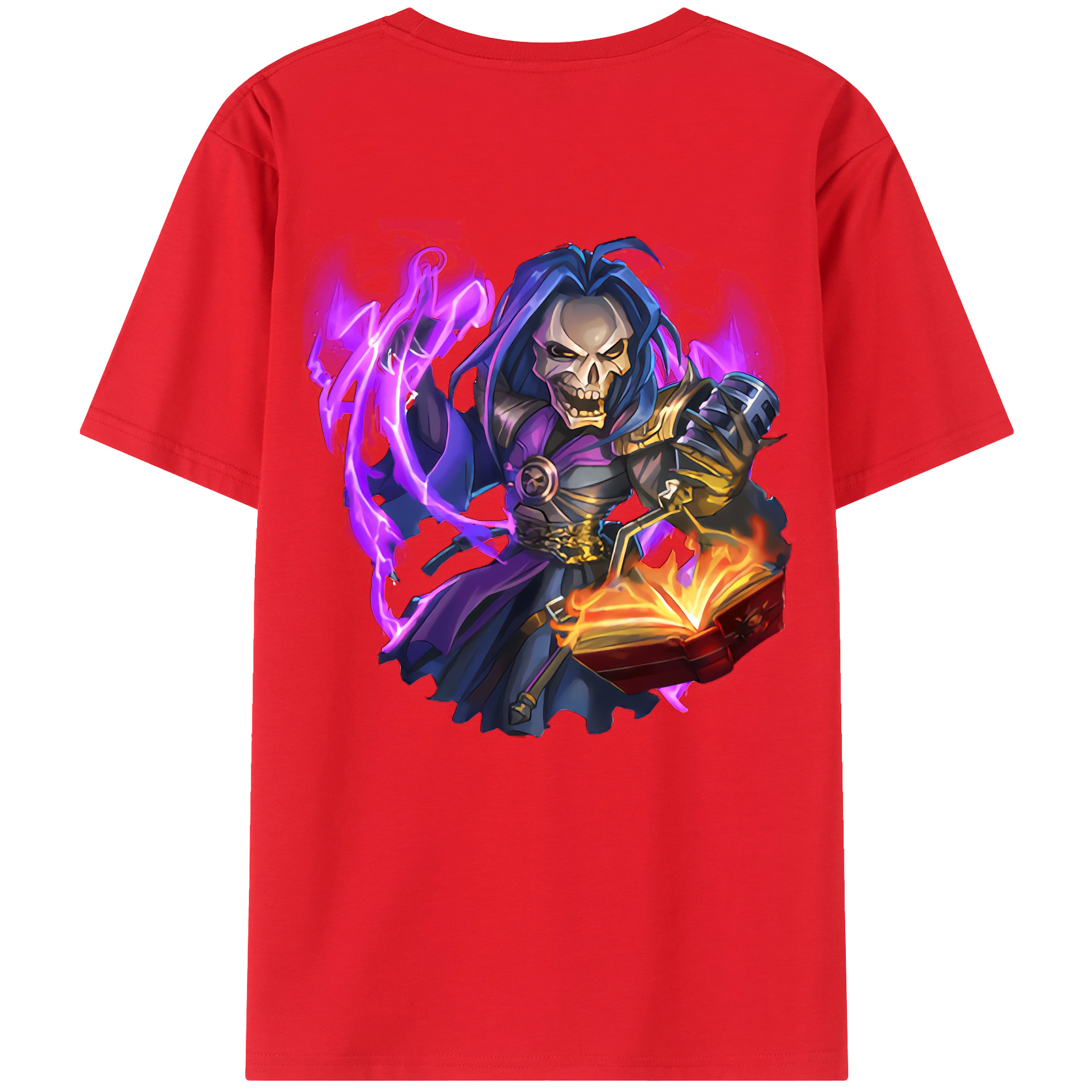 （画像用） リーグ・オブ・レジェンド League of Legends LOL 綿100％ メンズ半袖Tシャツ（バックプリント） 通気性