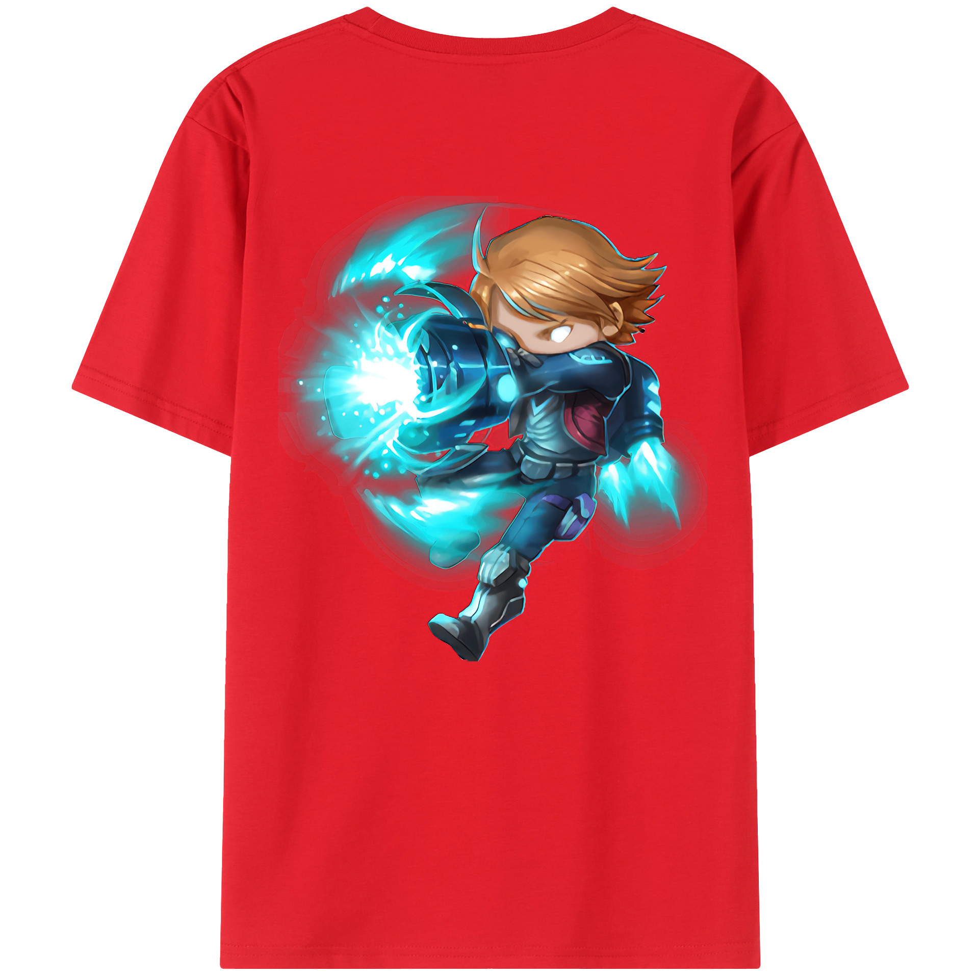 （画像用） リーグ・オブ・レジェンド League of Legends LOL 綿100％ メンズ半袖Tシャツ（バックプリント） 通気性