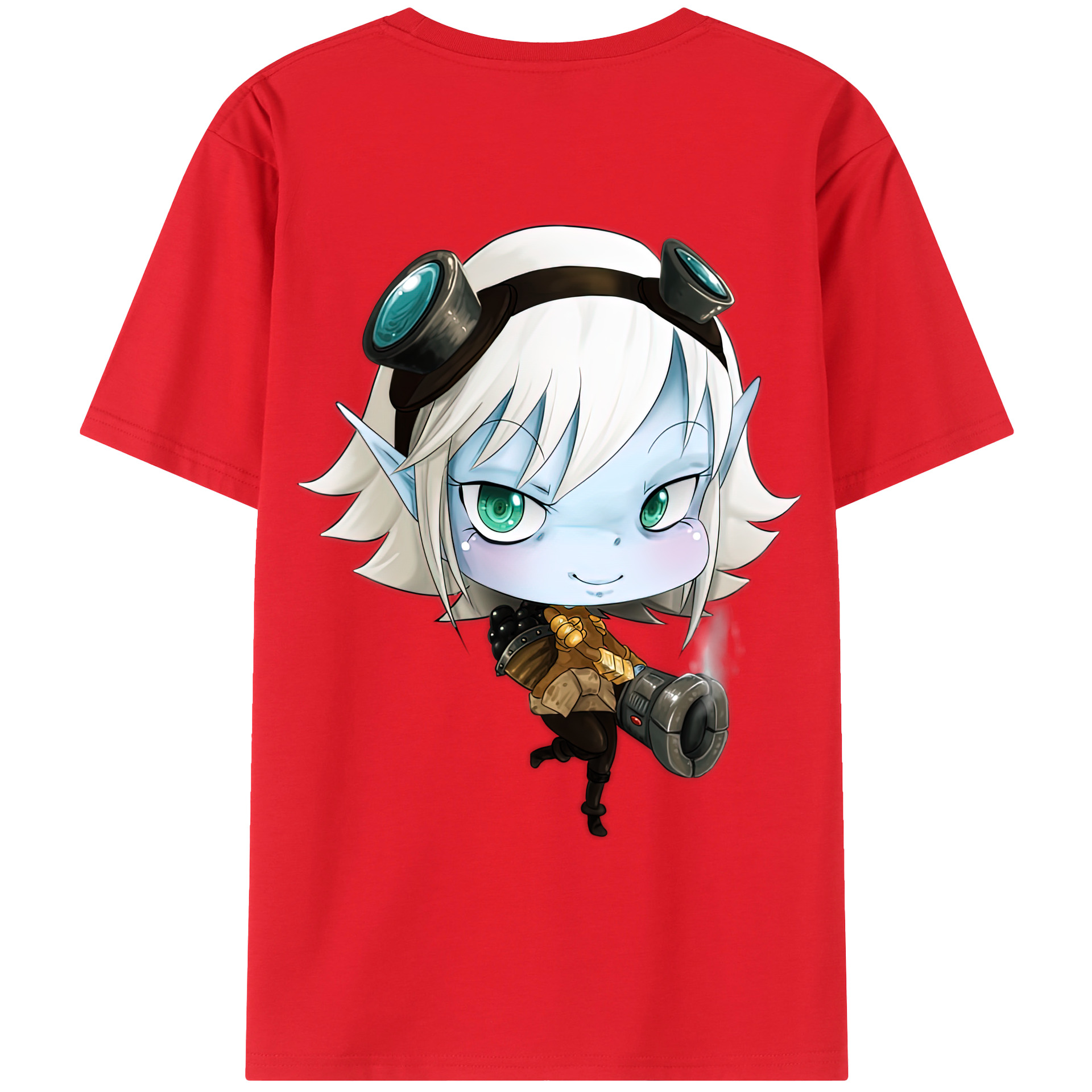 （画像用） リーグ・オブ・レジェンド League of Legends LOL 綿100％ メンズ半袖Tシャツ（バックプリント） 通気性