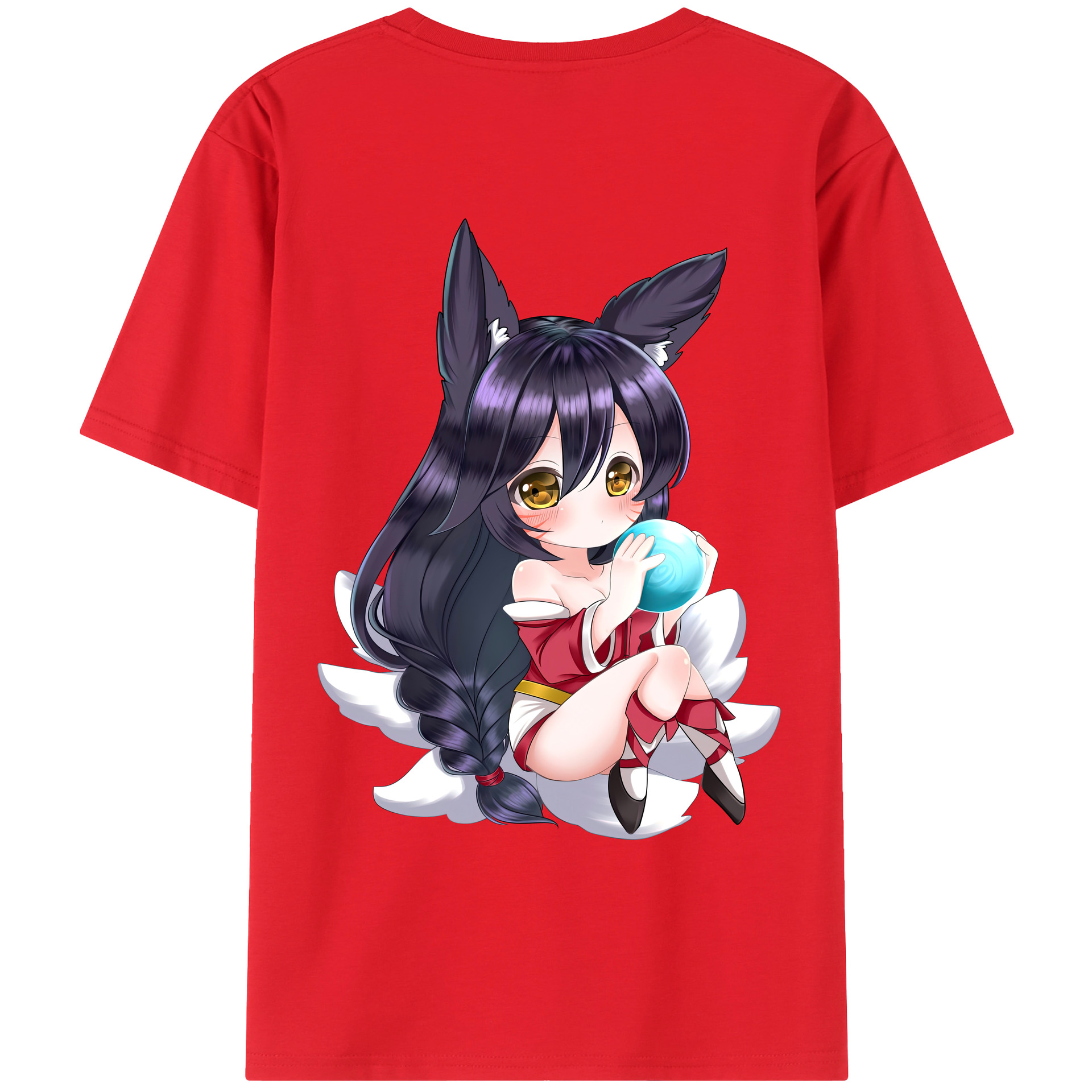 （画像用） リーグ・オブ・レジェンド League of Legends LOL 綿100％ メンズ半袖Tシャツ（バックプリント） 通気性