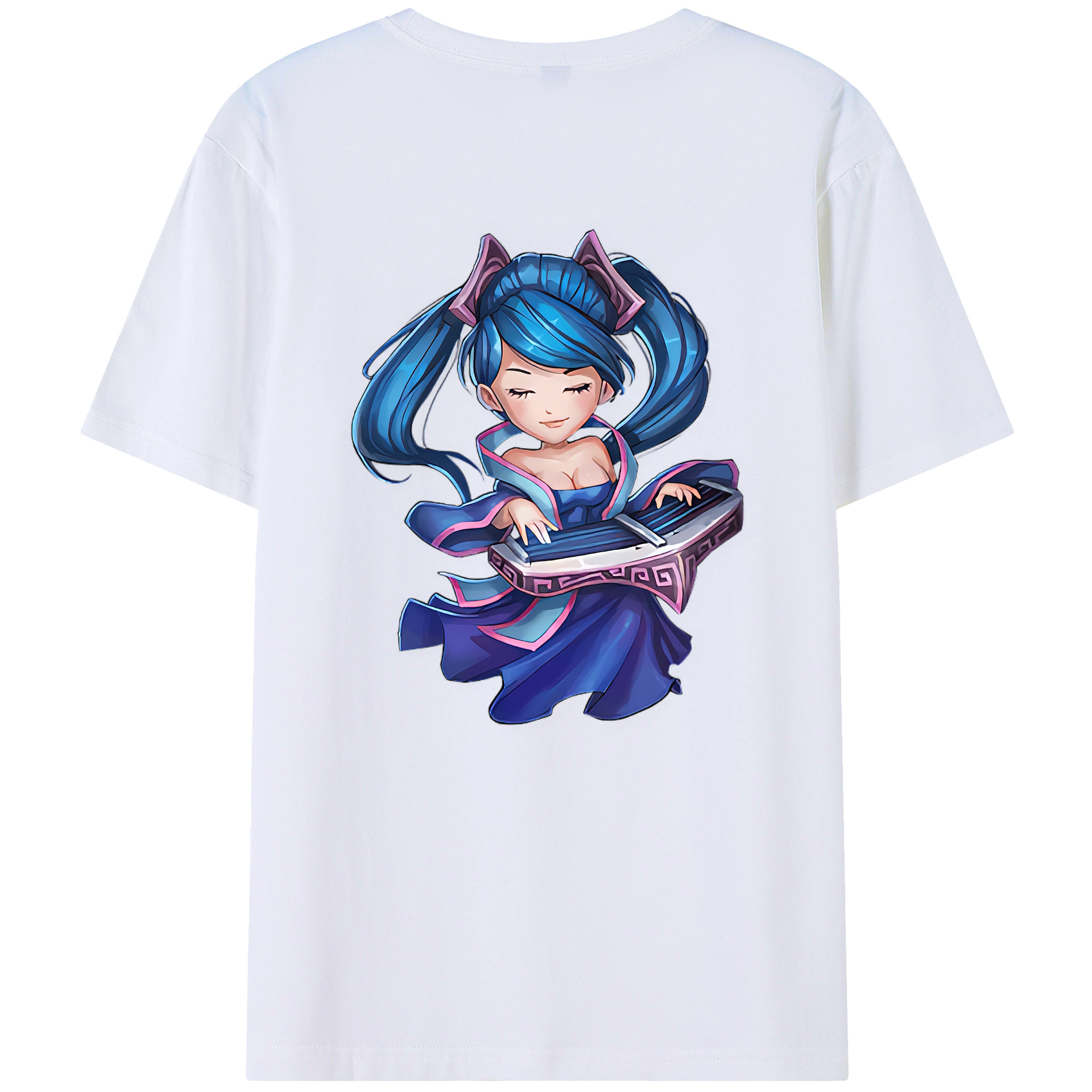 （画像用） リーグ・オブ・レジェンド League of Legends LOL 綿100％ メンズ半袖Tシャツ（バックプリント） 通気性
