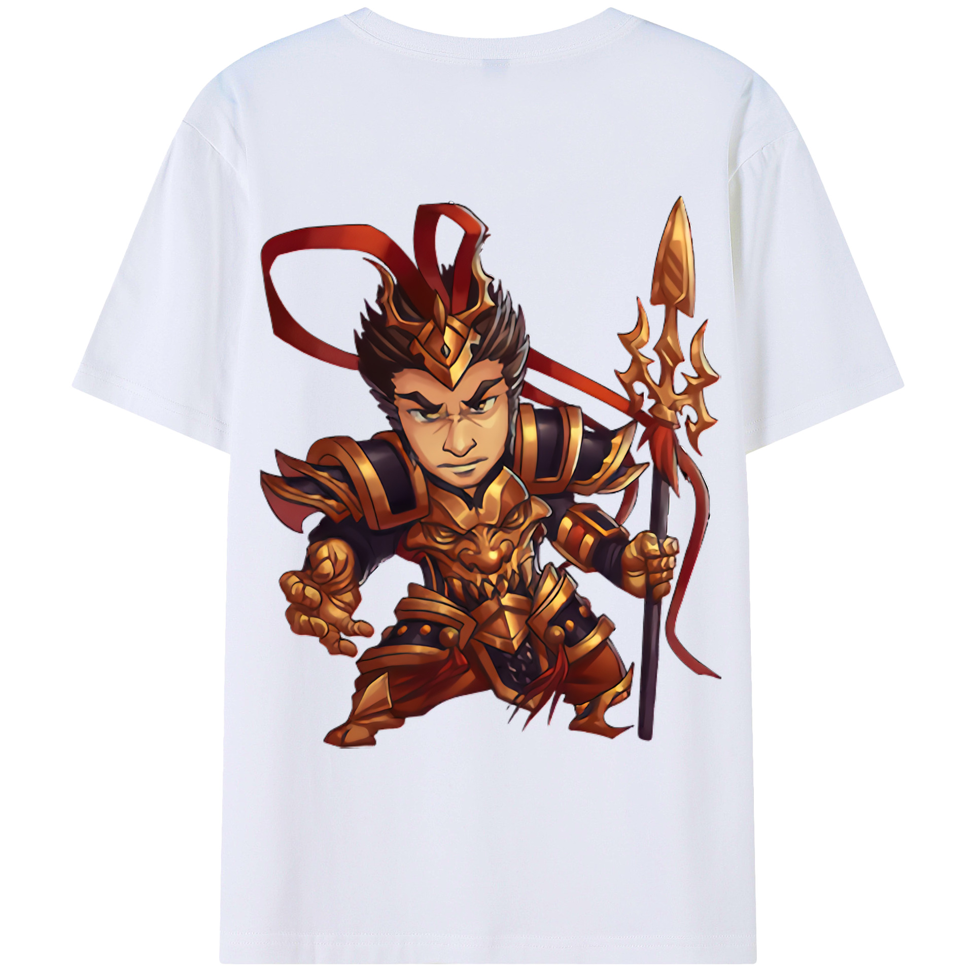 （画像用） リーグ・オブ・レジェンド League of Legends LOL 綿100％ メンズ半袖Tシャツ（バックプリント） 通気性