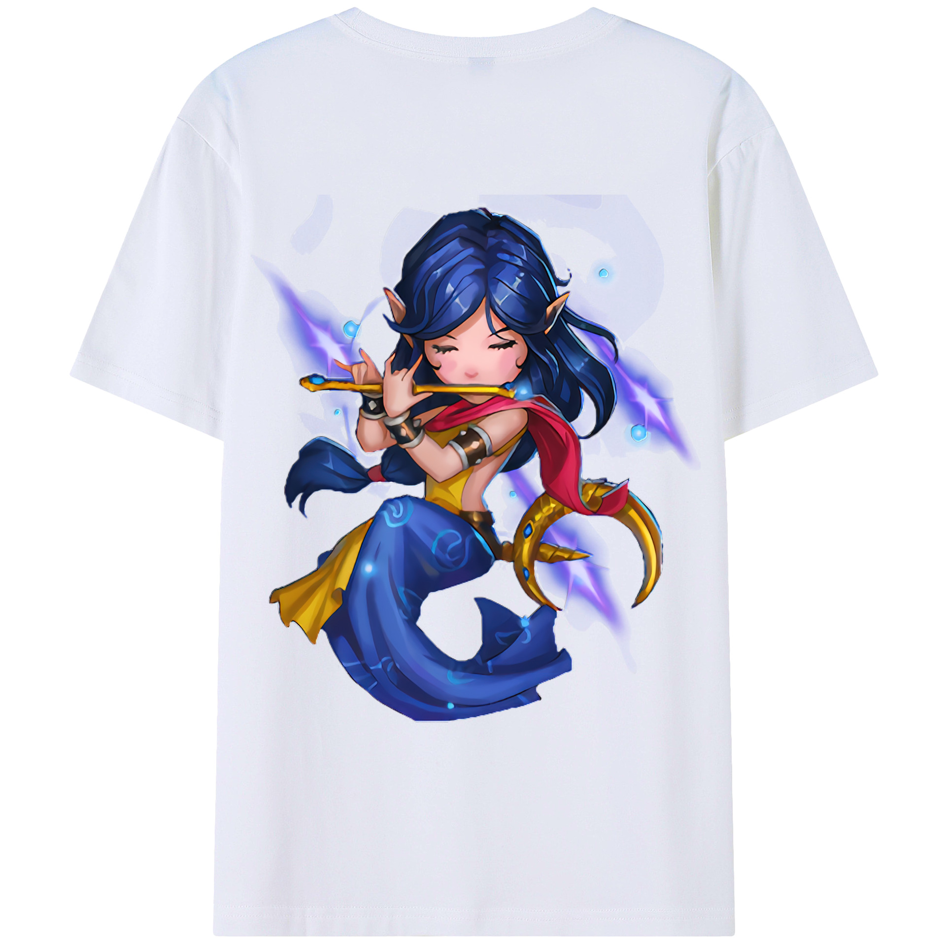 （画像用） リーグ・オブ・レジェンド League of Legends LOL 綿100％ メンズ半袖Tシャツ（バックプリント） 通気性