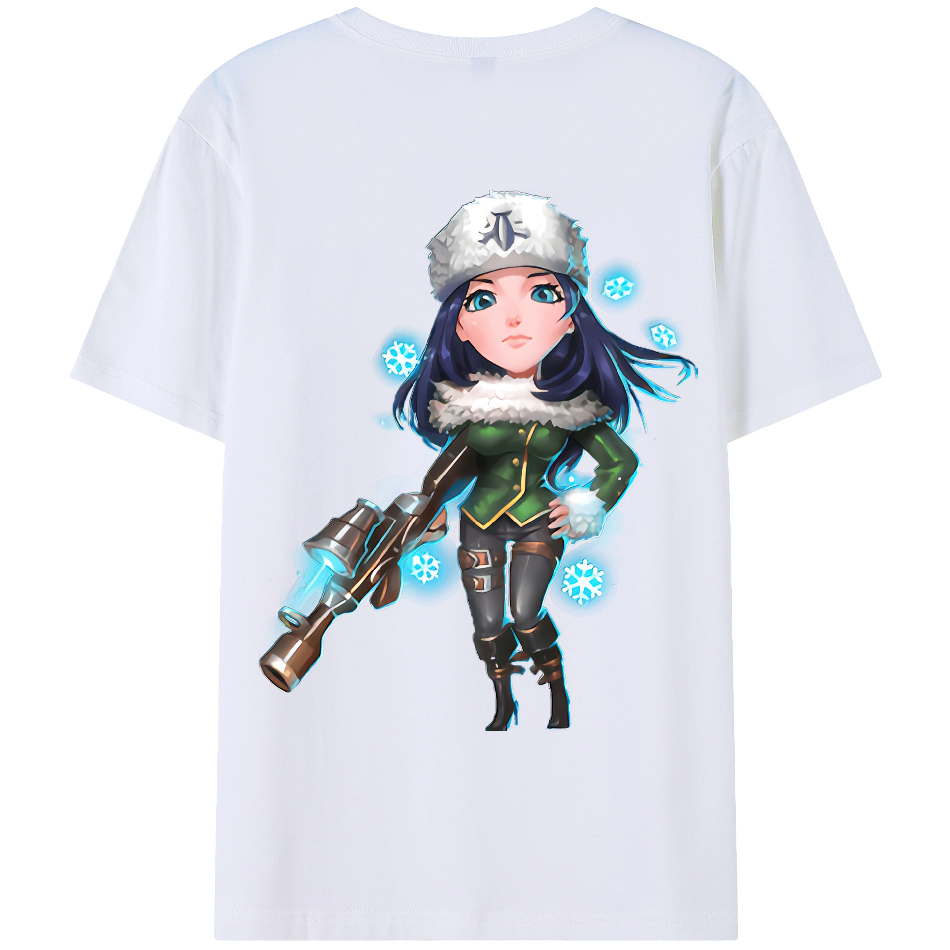 （画像用） リーグ・オブ・レジェンド League of Legends LOL 綿100％ メンズ半袖Tシャツ（バックプリント） 通気性