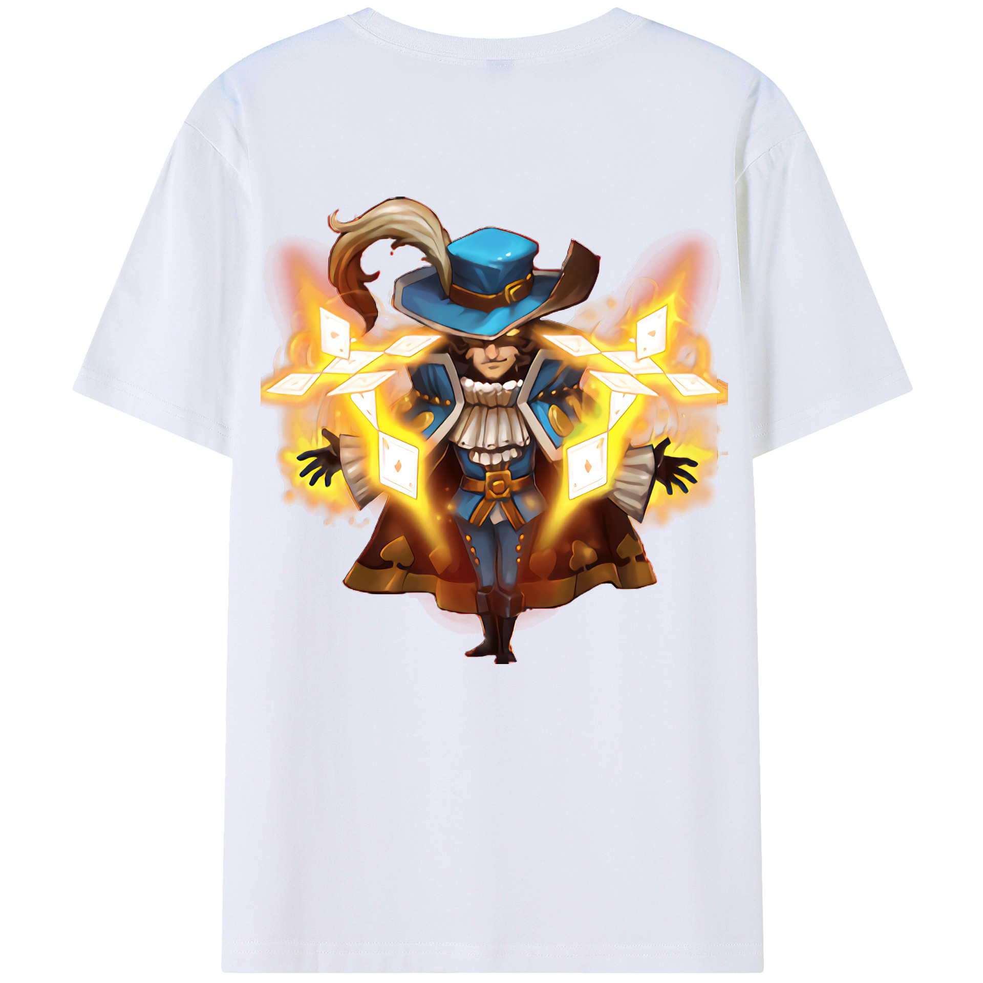 （画像用） リーグ・オブ・レジェンド League of Legends LOL 綿100％ メンズ半袖Tシャツ（バックプリント） 通気性