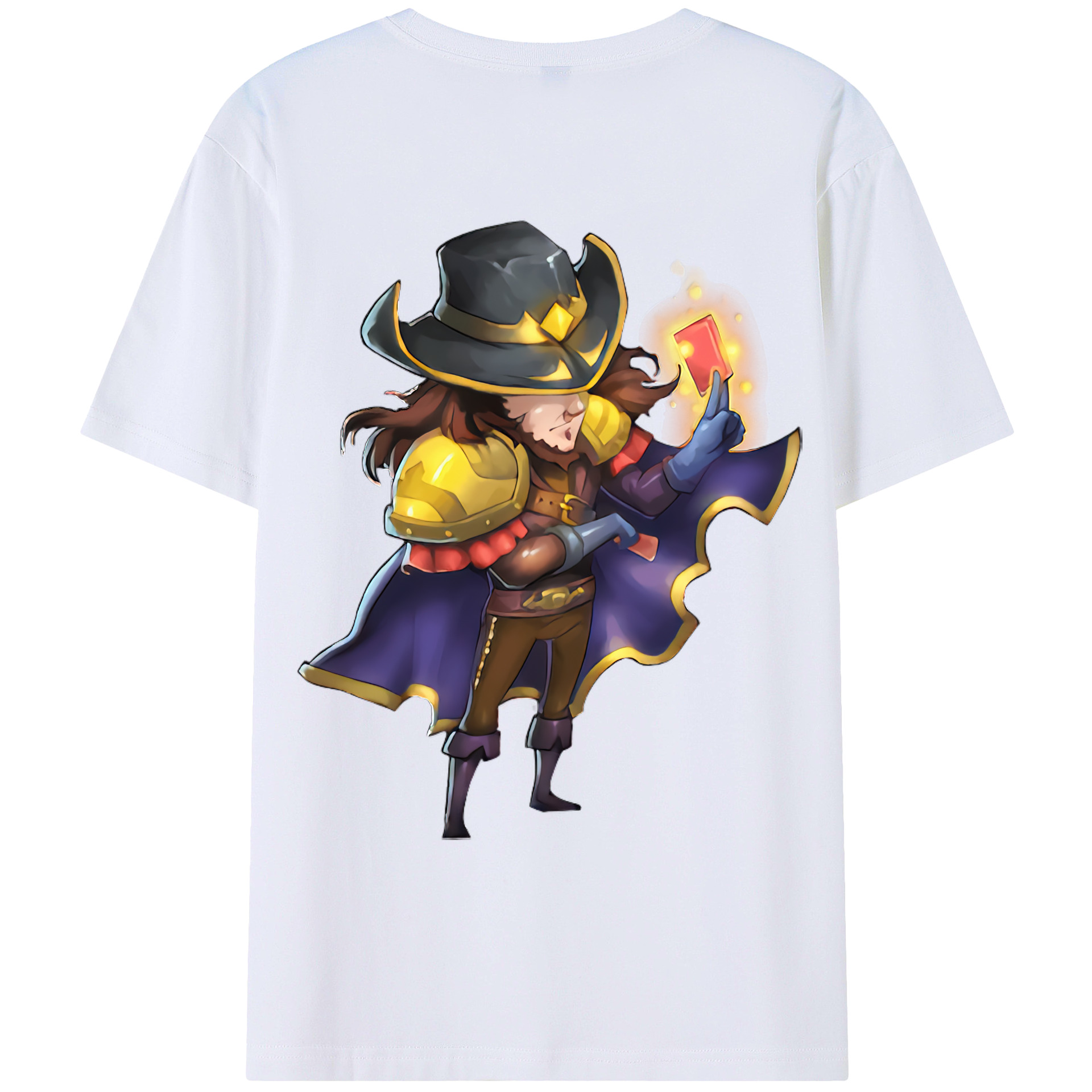 （画像用） リーグ・オブ・レジェンド League of Legends LOL 綿100％ メンズ半袖Tシャツ（バックプリント） 通気性