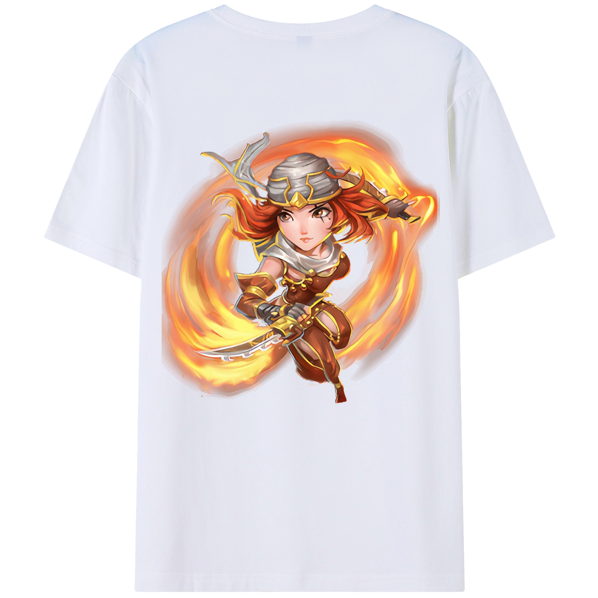 （画像用） リーグ・オブ・レジェンド League of Legends LOL 綿100％ メンズ半袖Tシャツ（バックプリント） 通気性
