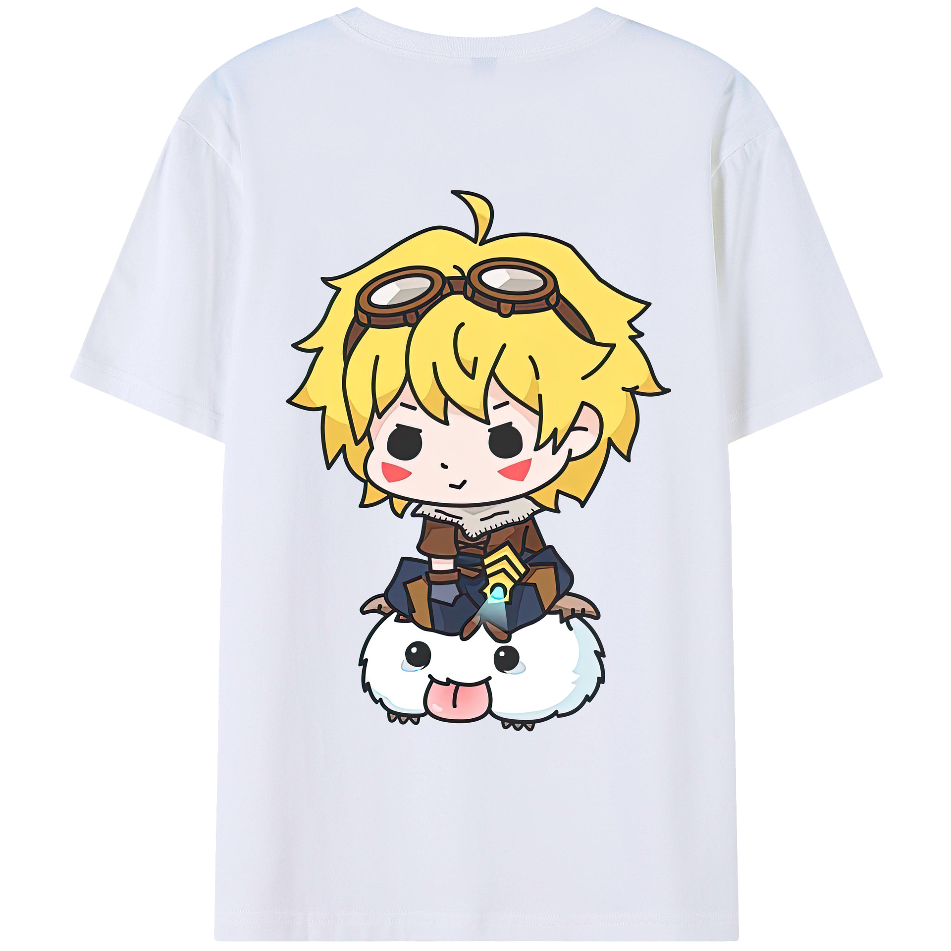 リーグ・オブ・レジェンド League of Legends LOL 綿100％ メンズ半袖Tシャツ（バックプリント） 通気性