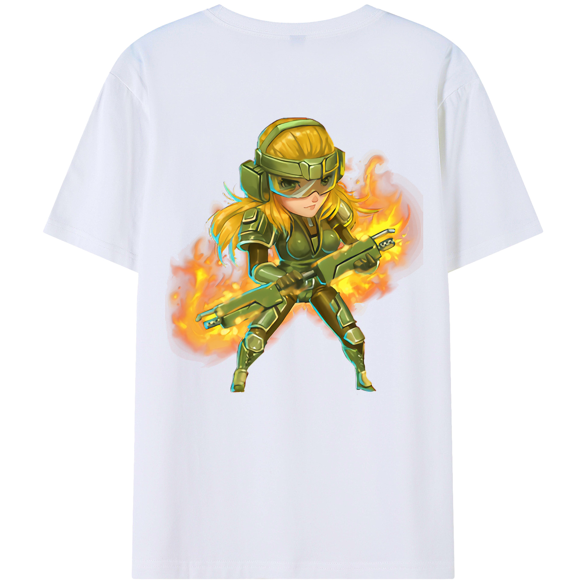 （画像用） リーグ・オブ・レジェンド League of Legends LOL 綿100％ メンズ半袖Tシャツ（バックプリント） 通気性