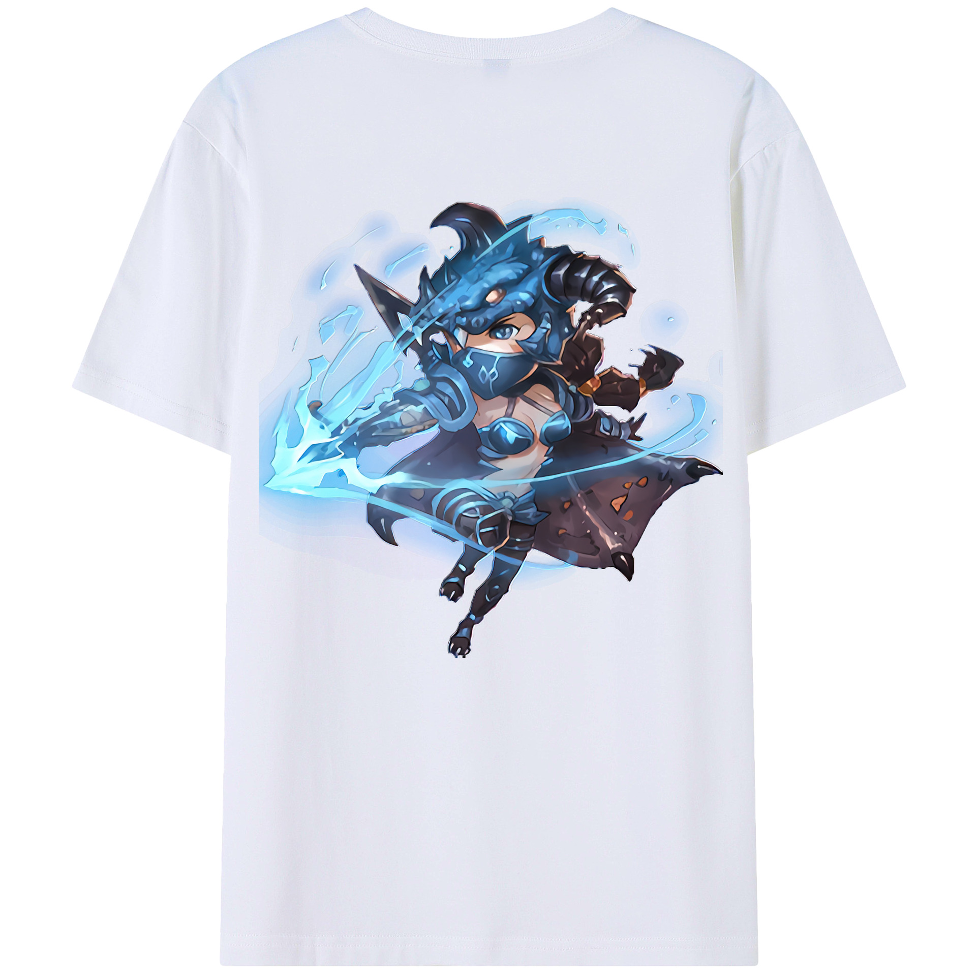 （画像用） リーグ・オブ・レジェンド League of Legends LOL 綿100％ メンズ半袖Tシャツ（バックプリント） 通気性
