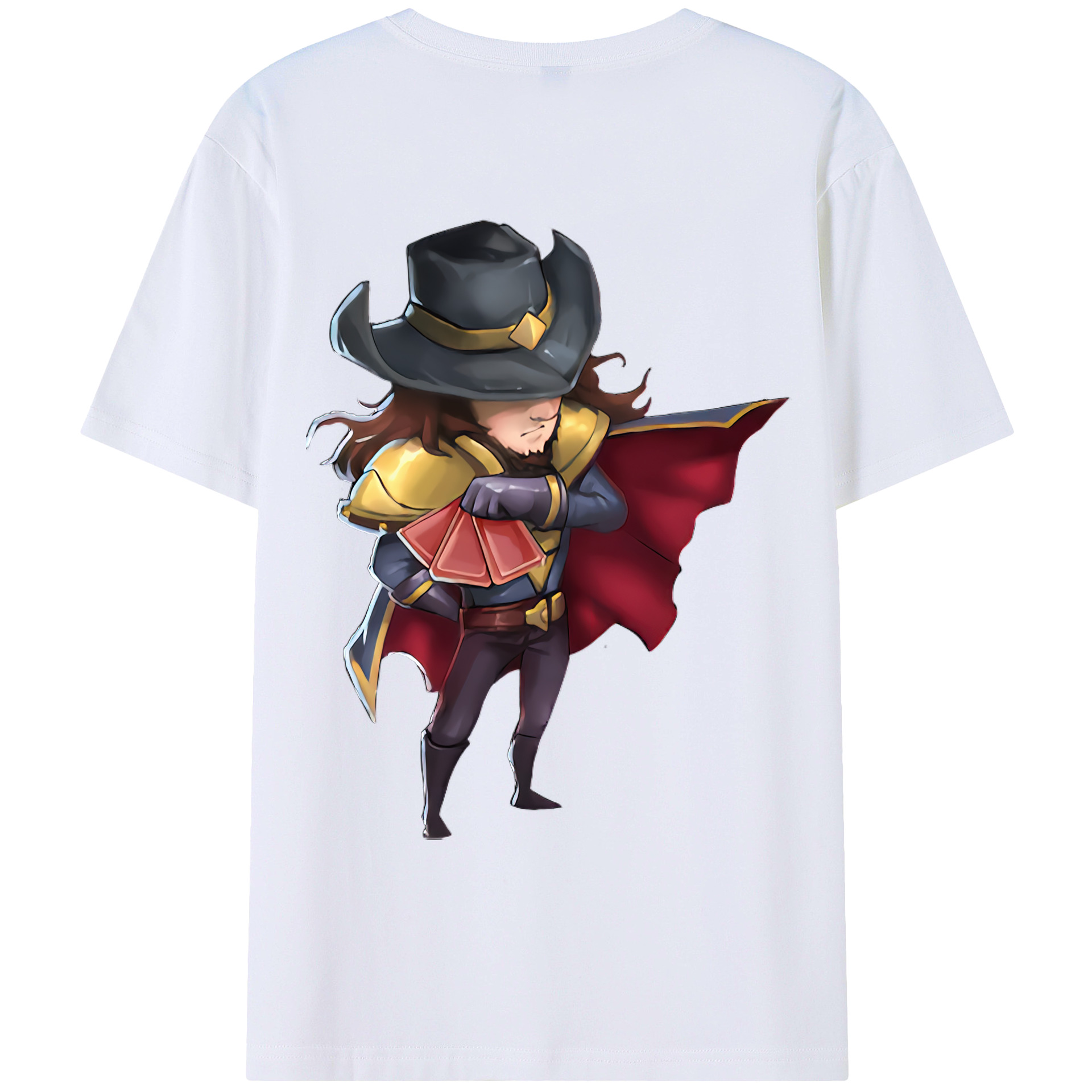 （画像用） リーグ・オブ・レジェンド League of Legends LOL 綿100％ メンズ半袖Tシャツ（バックプリント） 通気性