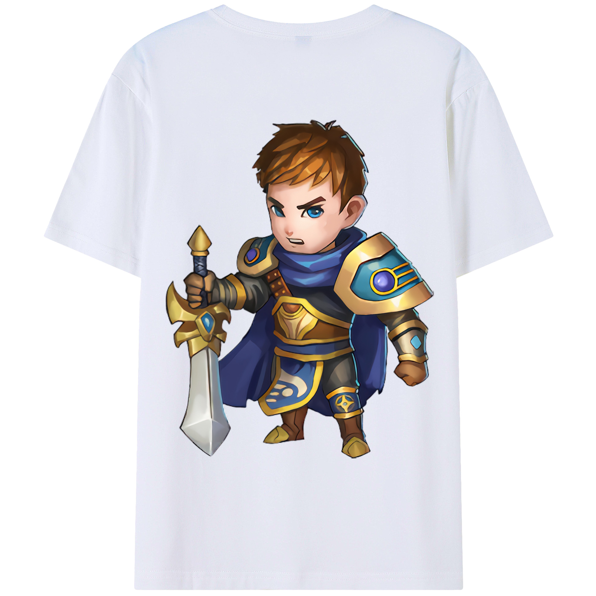 （画像用） リーグ・オブ・レジェンド League of Legends LOL 綿100％ メンズ半袖Tシャツ（バックプリント） 通気性