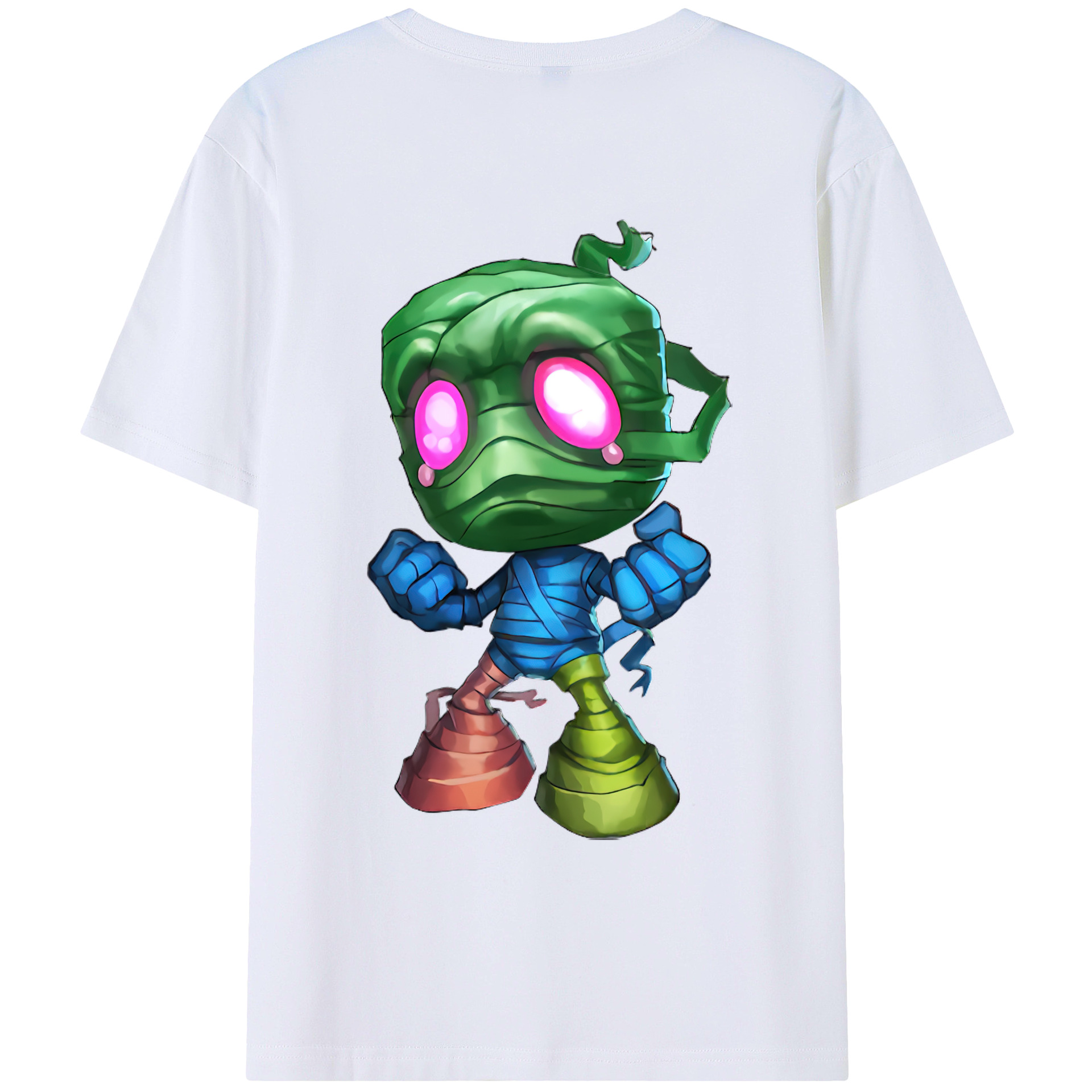 （画像用） リーグ・オブ・レジェンド League of Legends LOL 綿100％ メンズ半袖Tシャツ（バックプリント） 通気性