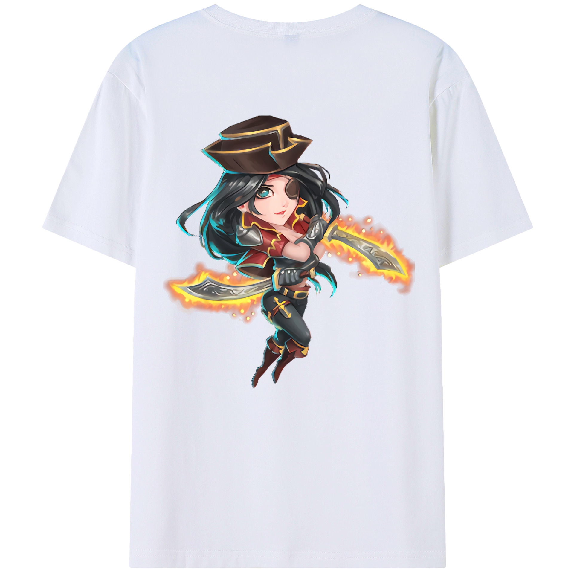 （画像用） リーグ・オブ・レジェンド League of Legends LOL 綿100％ メンズ半袖Tシャツ（バックプリント） 通気性