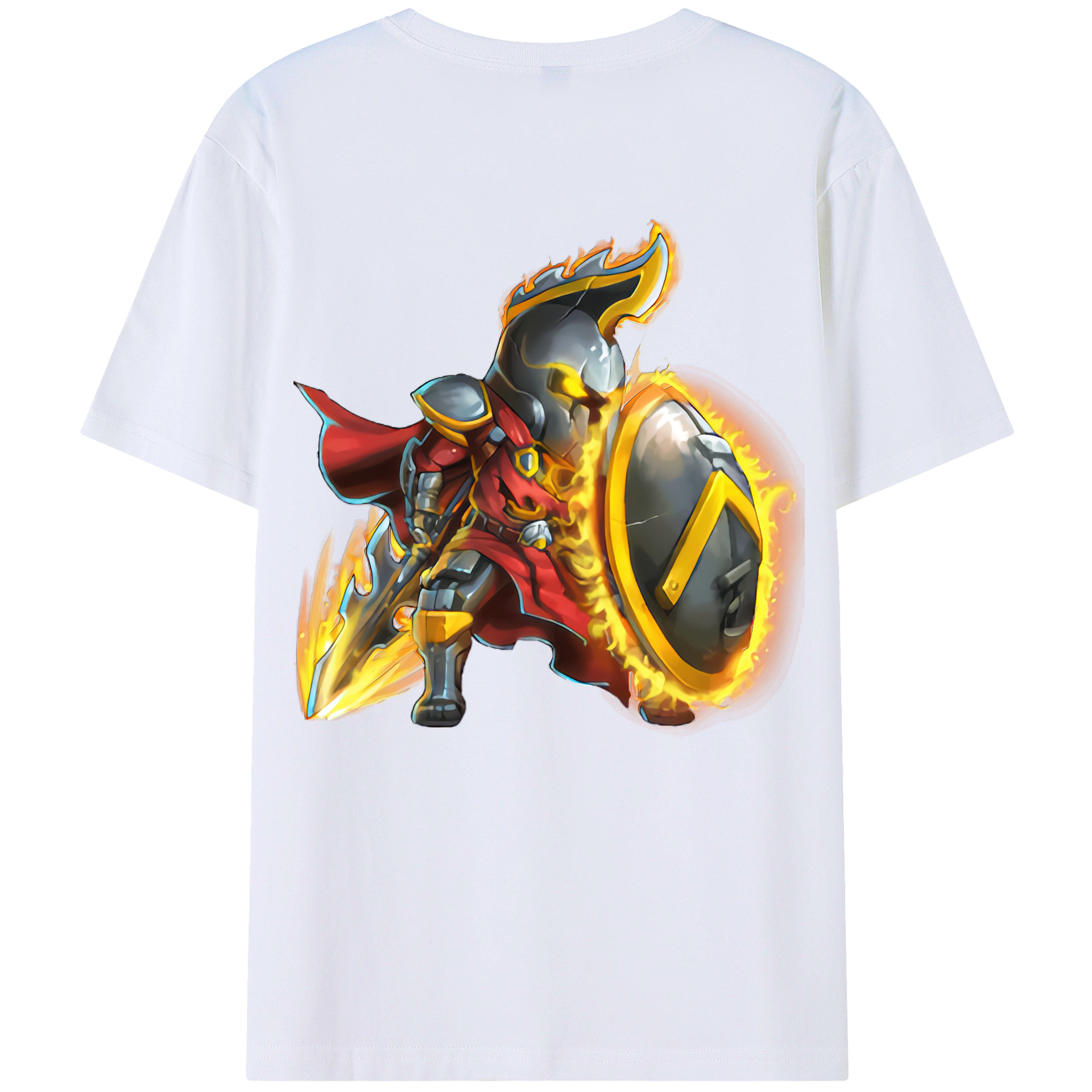 （画像用） リーグ・オブ・レジェンド League of Legends LOL 綿100％ メンズ半袖Tシャツ（バックプリント） 通気性