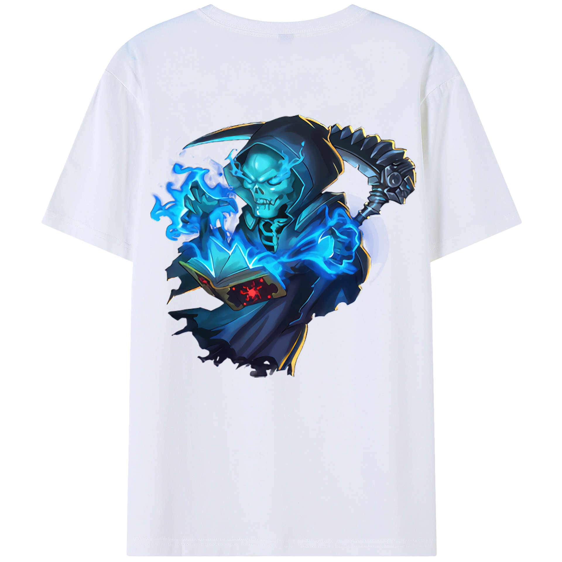 （画像用） リーグ・オブ・レジェンド League of Legends LOL 綿100％ メンズ半袖Tシャツ（バックプリント） 通気性