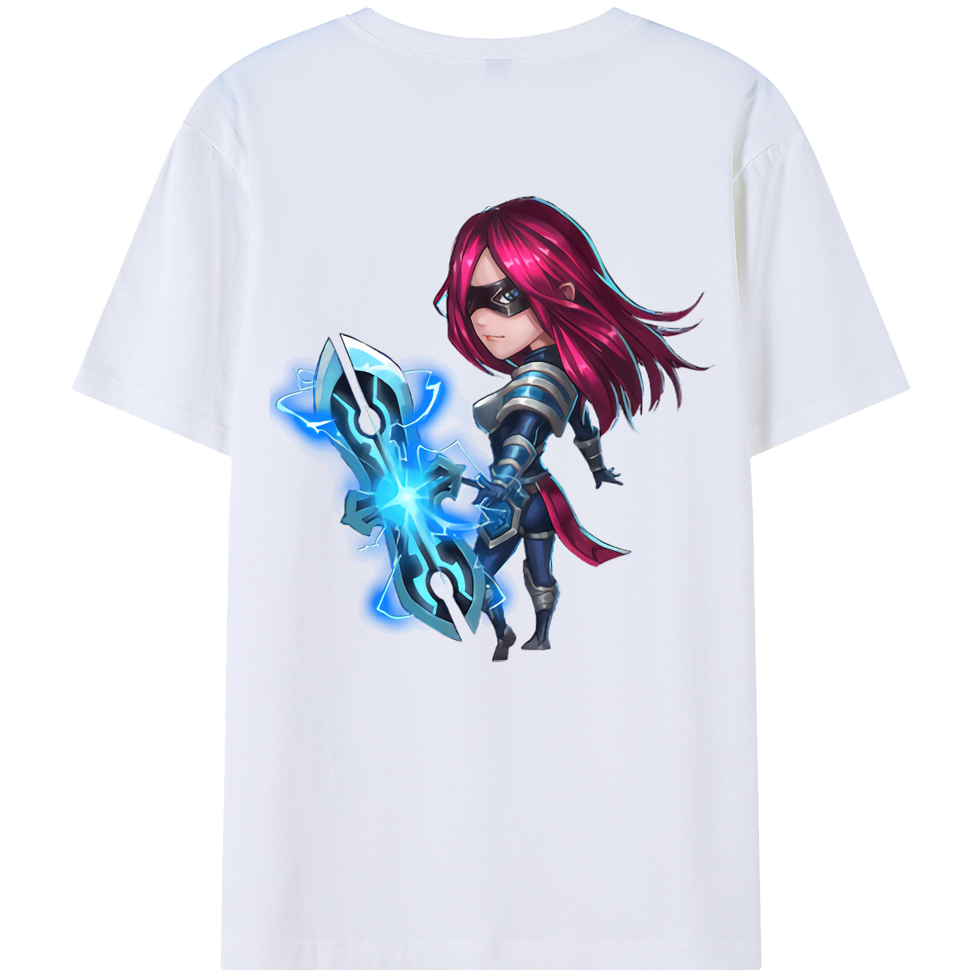 （画像用） リーグ・オブ・レジェンド League of Legends LOL 綿100％ メンズ半袖Tシャツ（バックプリント） 通気性