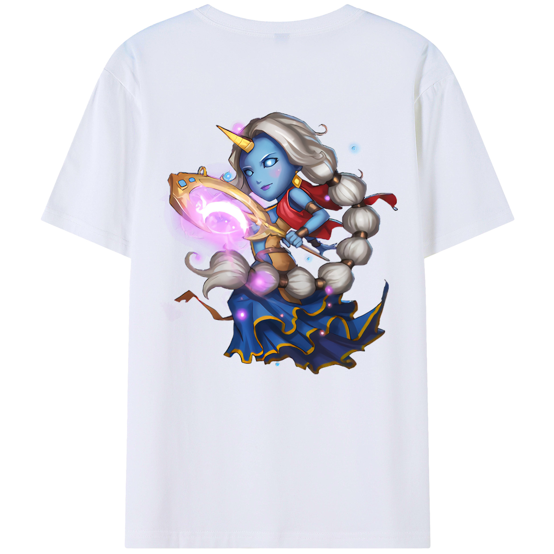 （画像用） リーグ・オブ・レジェンド League of Legends LOL 綿100％ メンズ半袖Tシャツ（バックプリント） 通気性
