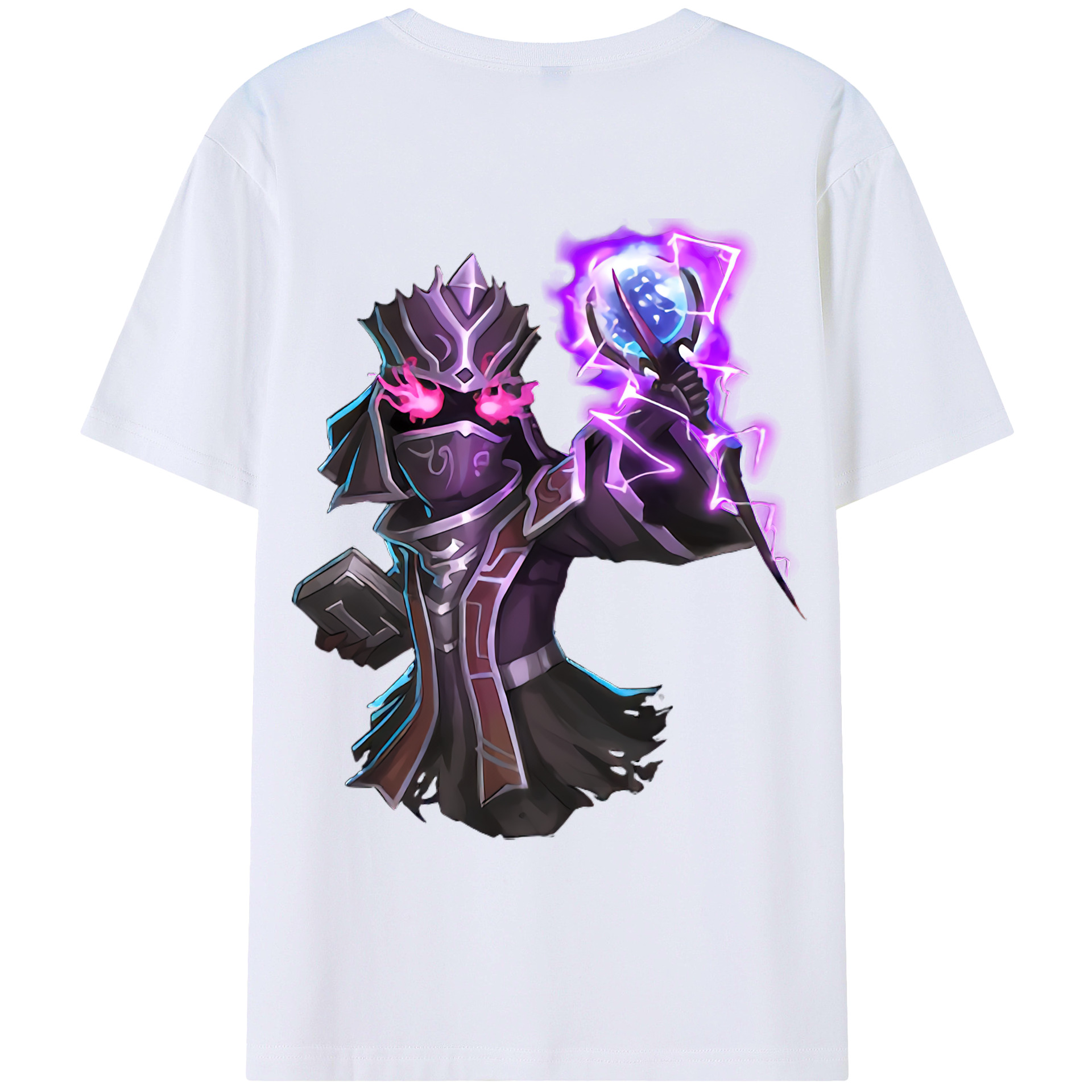 （画像用） リーグ・オブ・レジェンド League of Legends LOL 綿100％ メンズ半袖Tシャツ（バックプリント） 通気性