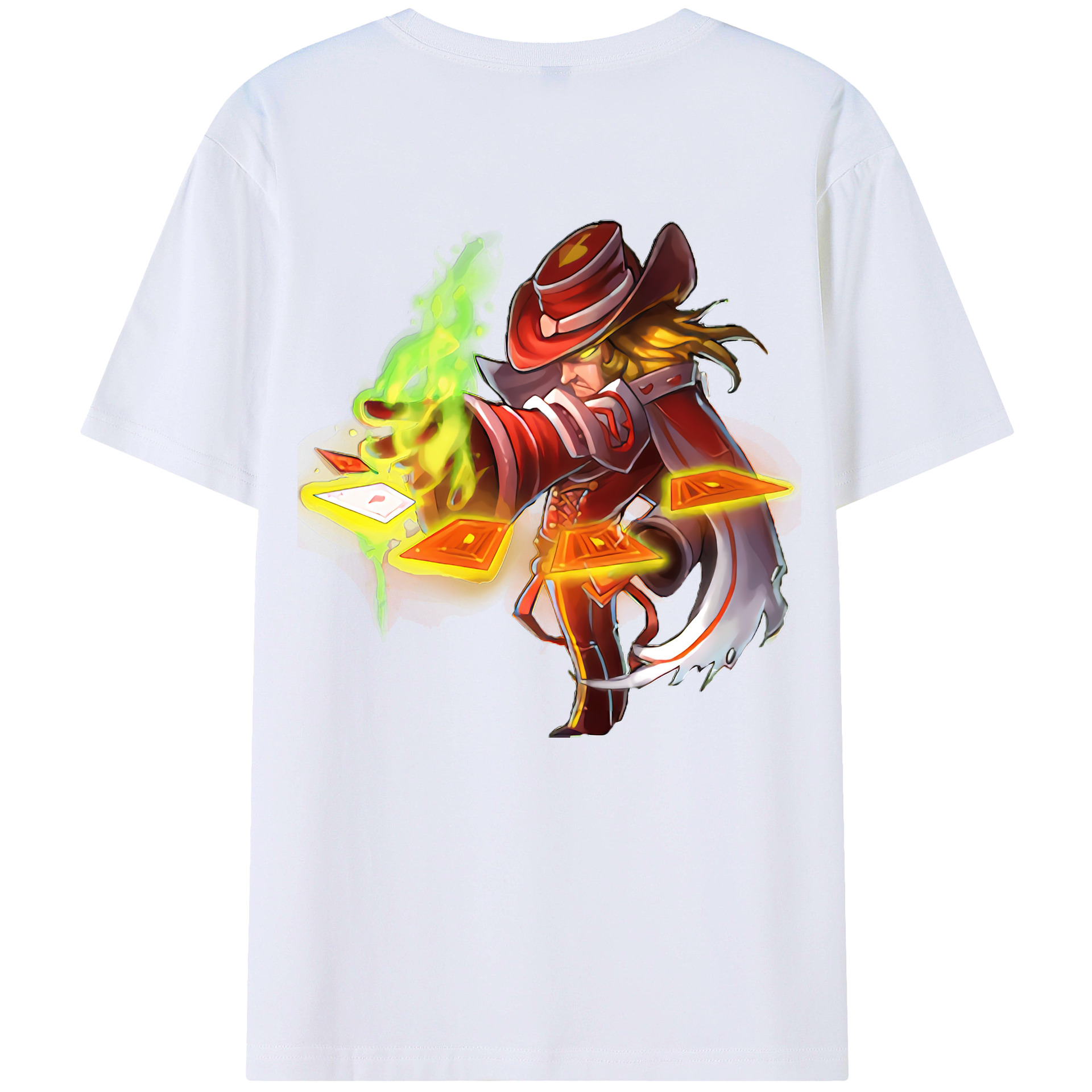 （画像用） リーグ・オブ・レジェンド League of Legends LOL 綿100％ メンズ半袖Tシャツ（バックプリント） 通気性