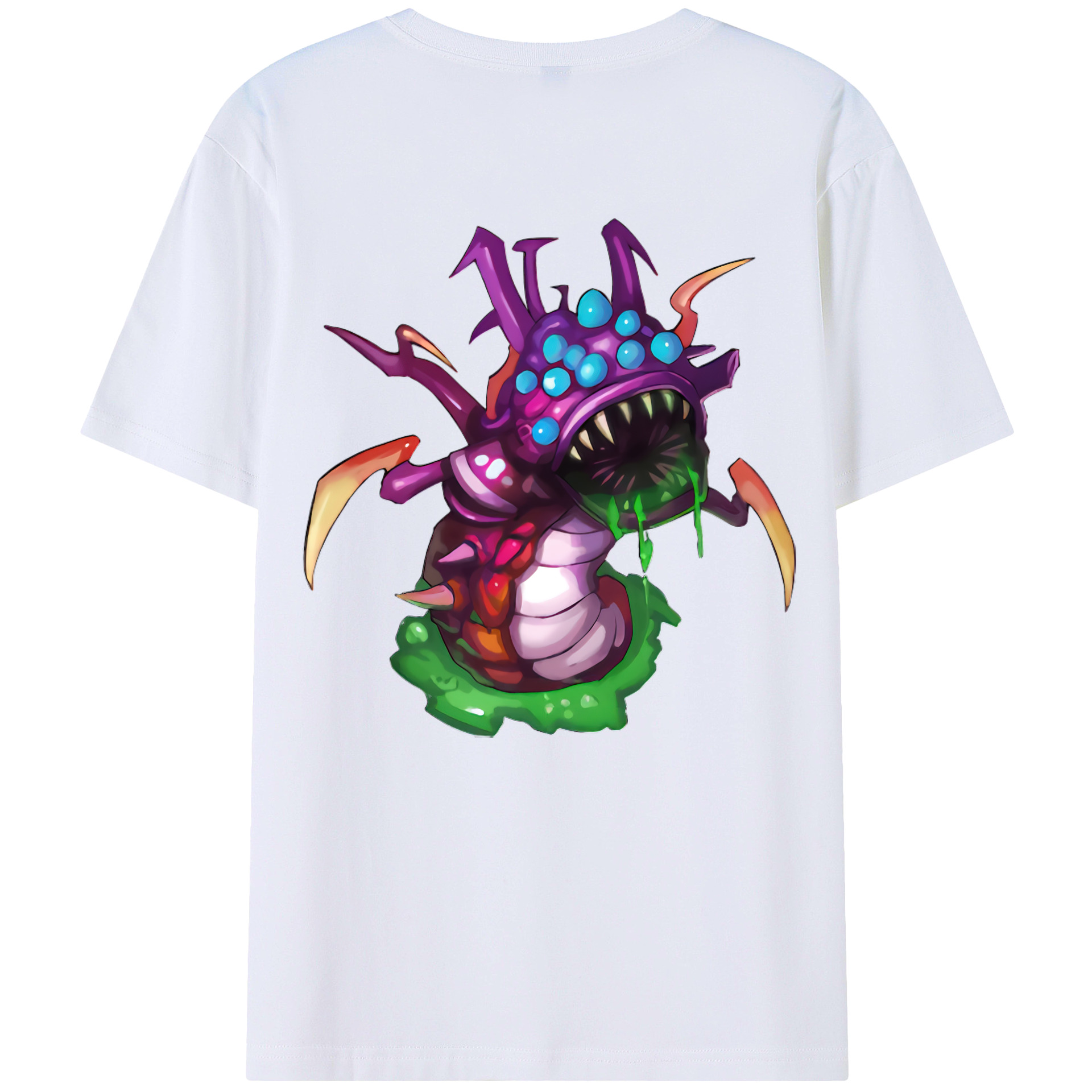 （画像用） リーグ・オブ・レジェンド League of Legends LOL 綿100％ メンズ半袖Tシャツ（バックプリント） 通気性