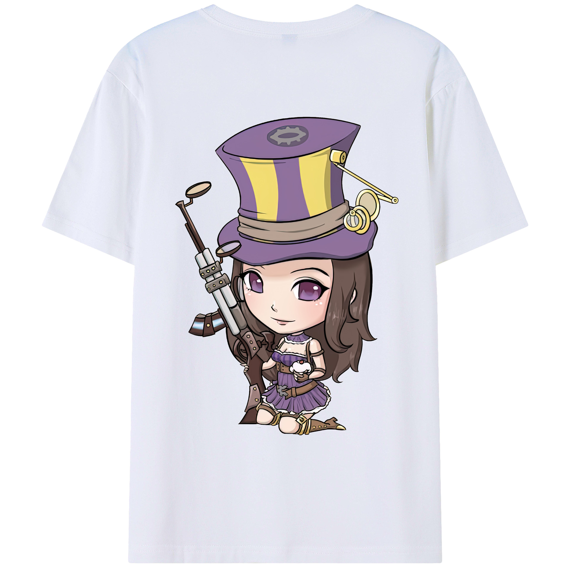 リーグ・オブ・レジェンド League of Legends LOL 綿100％ メンズ半袖Tシャツ（バックプリント） 通気性
