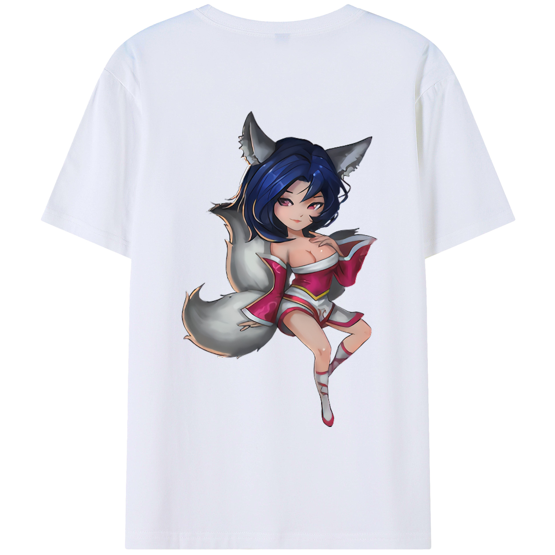 （画像用） リーグ・オブ・レジェンド League of Legends LOL 綿100％ メンズ半袖Tシャツ（バックプリント） 通気性