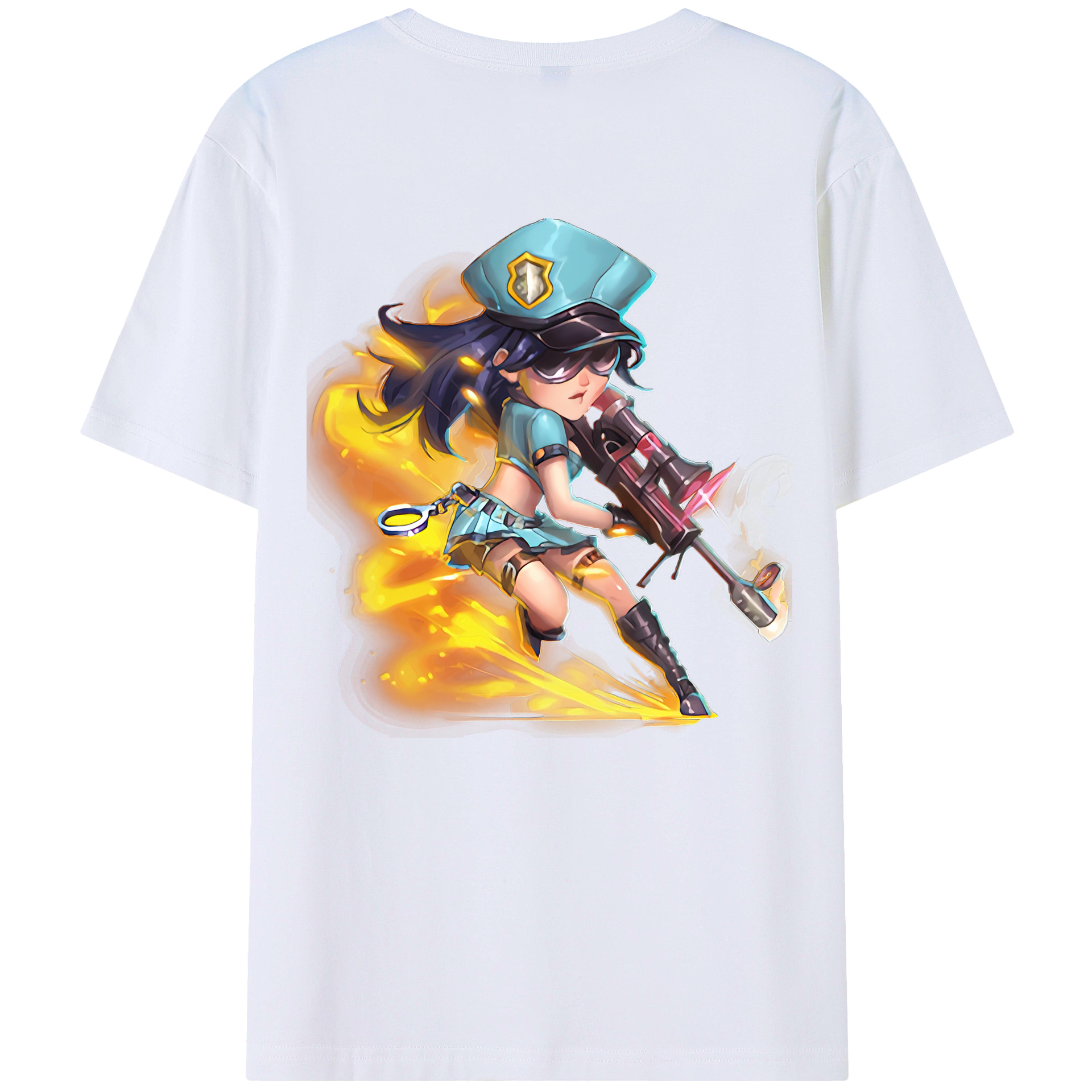 （画像用） リーグ・オブ・レジェンド League of Legends LOL 綿100％ メンズ半袖Tシャツ（バックプリント） 通気性