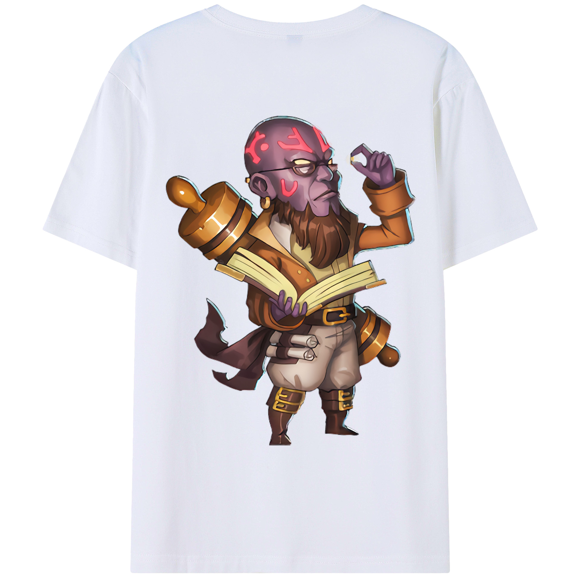 （画像用） リーグ・オブ・レジェンド League of Legends LOL 綿100％ メンズ半袖Tシャツ（バックプリント） 通気性