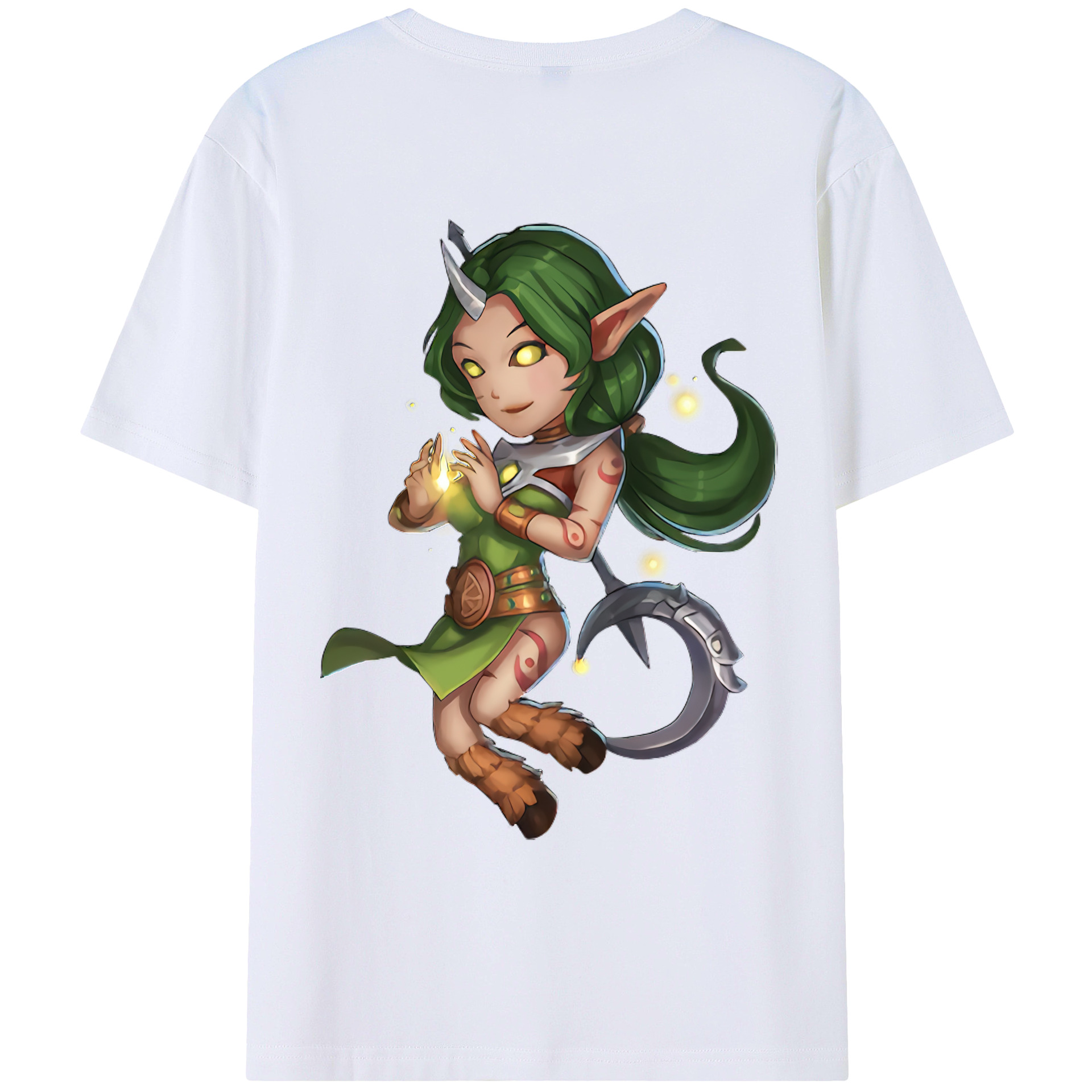 （画像用） リーグ・オブ・レジェンド League of Legends LOL 綿100％ メンズ半袖Tシャツ（バックプリント） 通気性