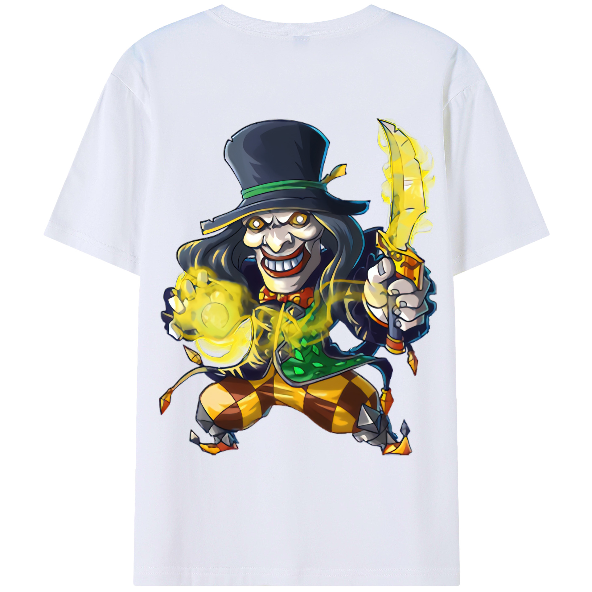 （画像用） リーグ・オブ・レジェンド League of Legends LOL 綿100％ メンズ半袖Tシャツ（バックプリント） 通気性