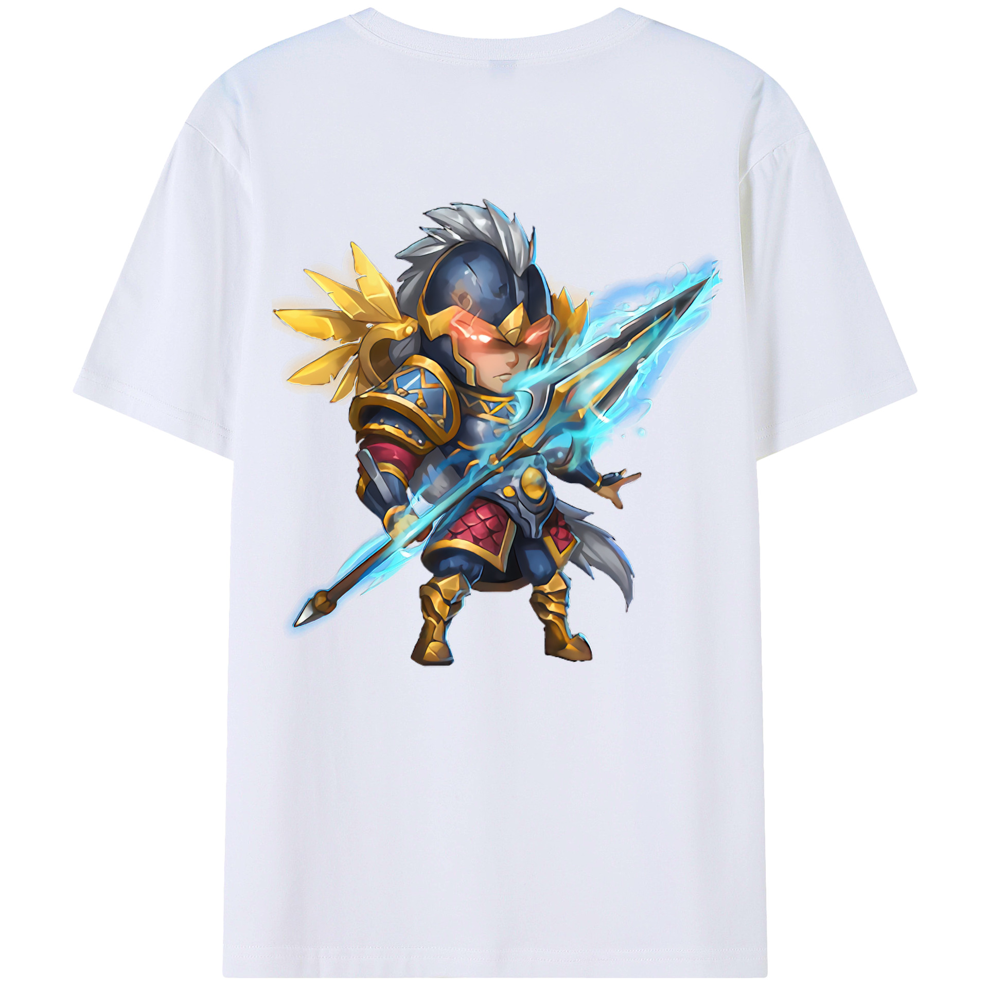 （画像用） リーグ・オブ・レジェンド League of Legends LOL 綿100％ メンズ半袖Tシャツ（バックプリント） 通気性