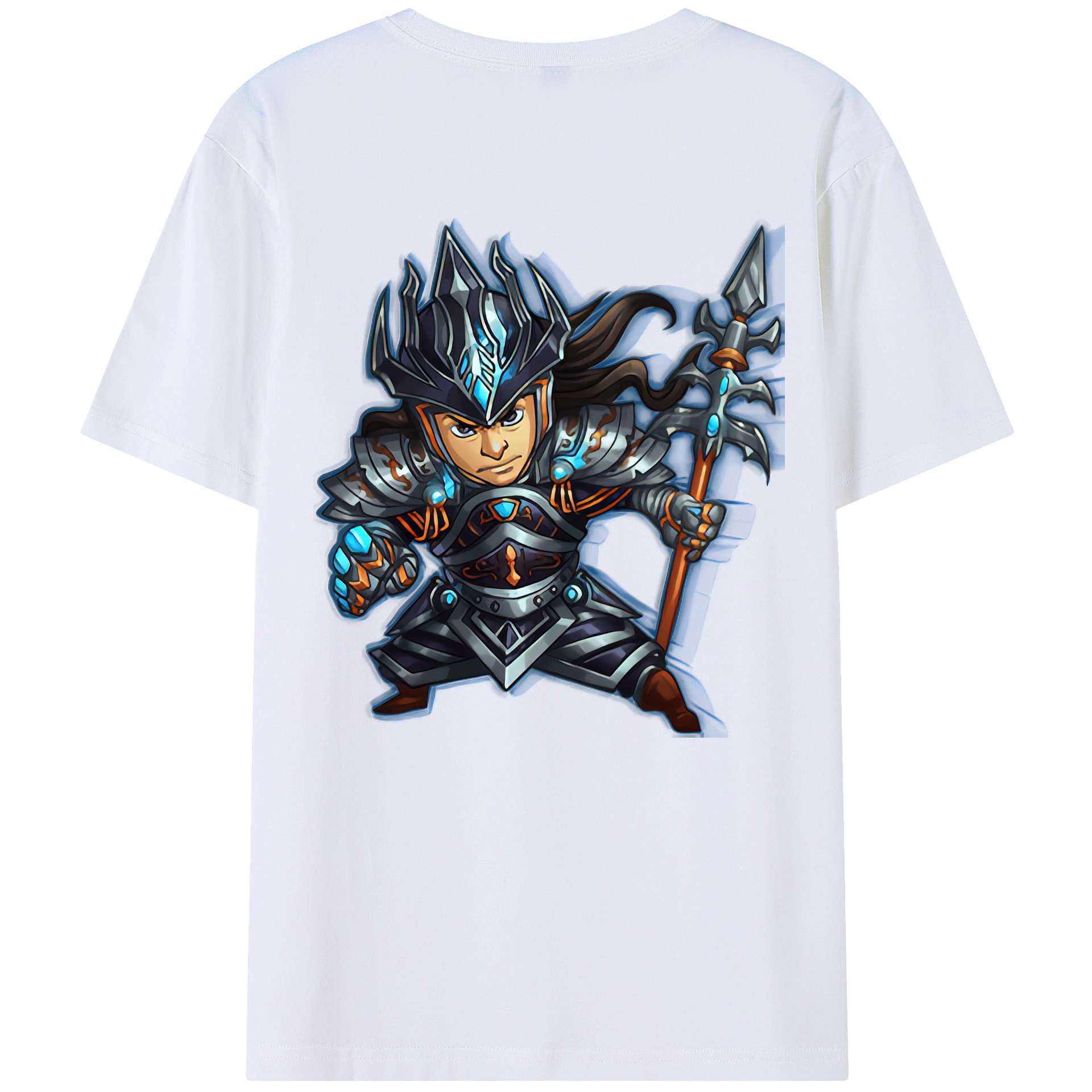（画像用） リーグ・オブ・レジェンド League of Legends LOL 綿100％ メンズ半袖Tシャツ（バックプリント） 通気性