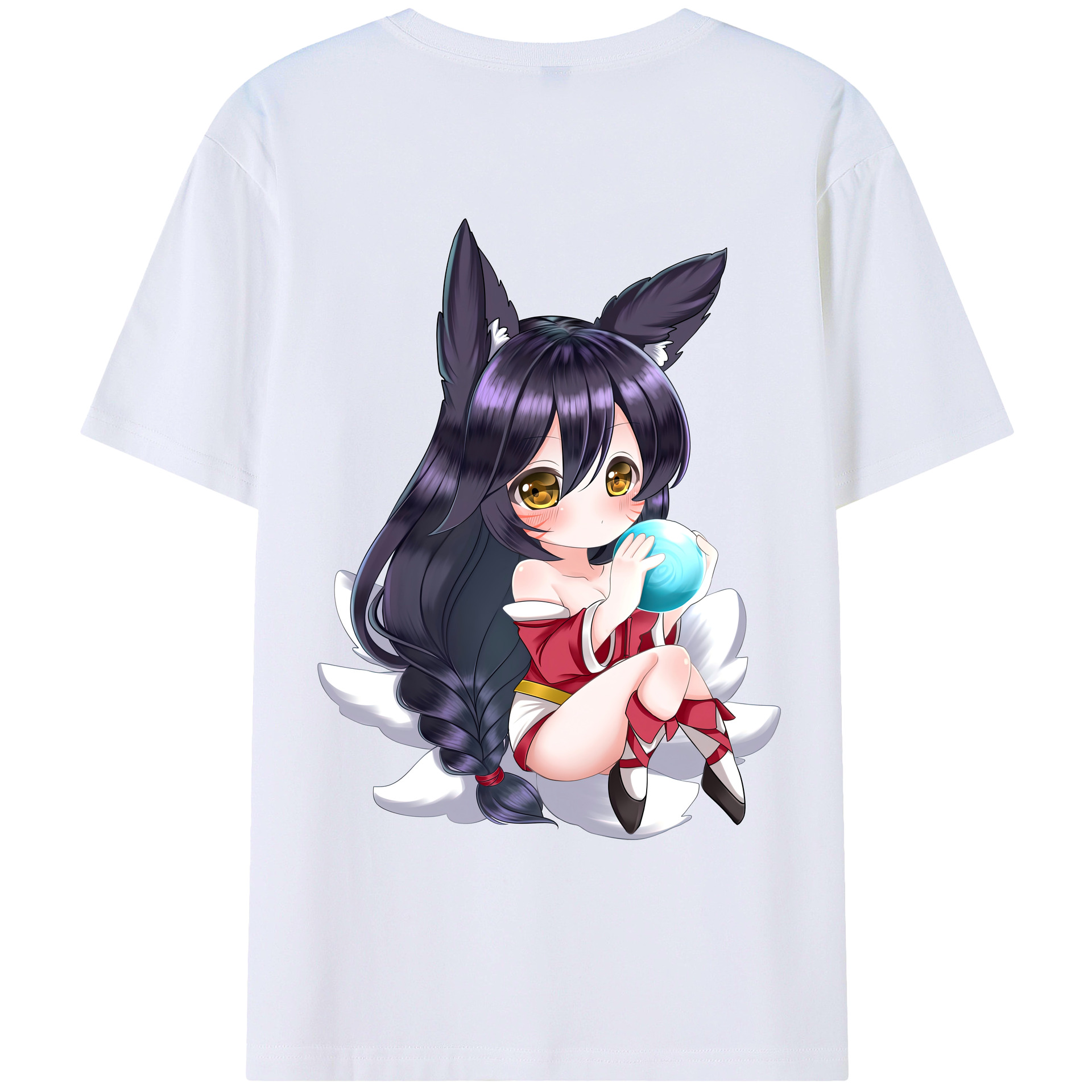 （画像用） リーグ・オブ・レジェンド League of Legends LOL 綿100％ メンズ半袖Tシャツ（バックプリント） 通気性