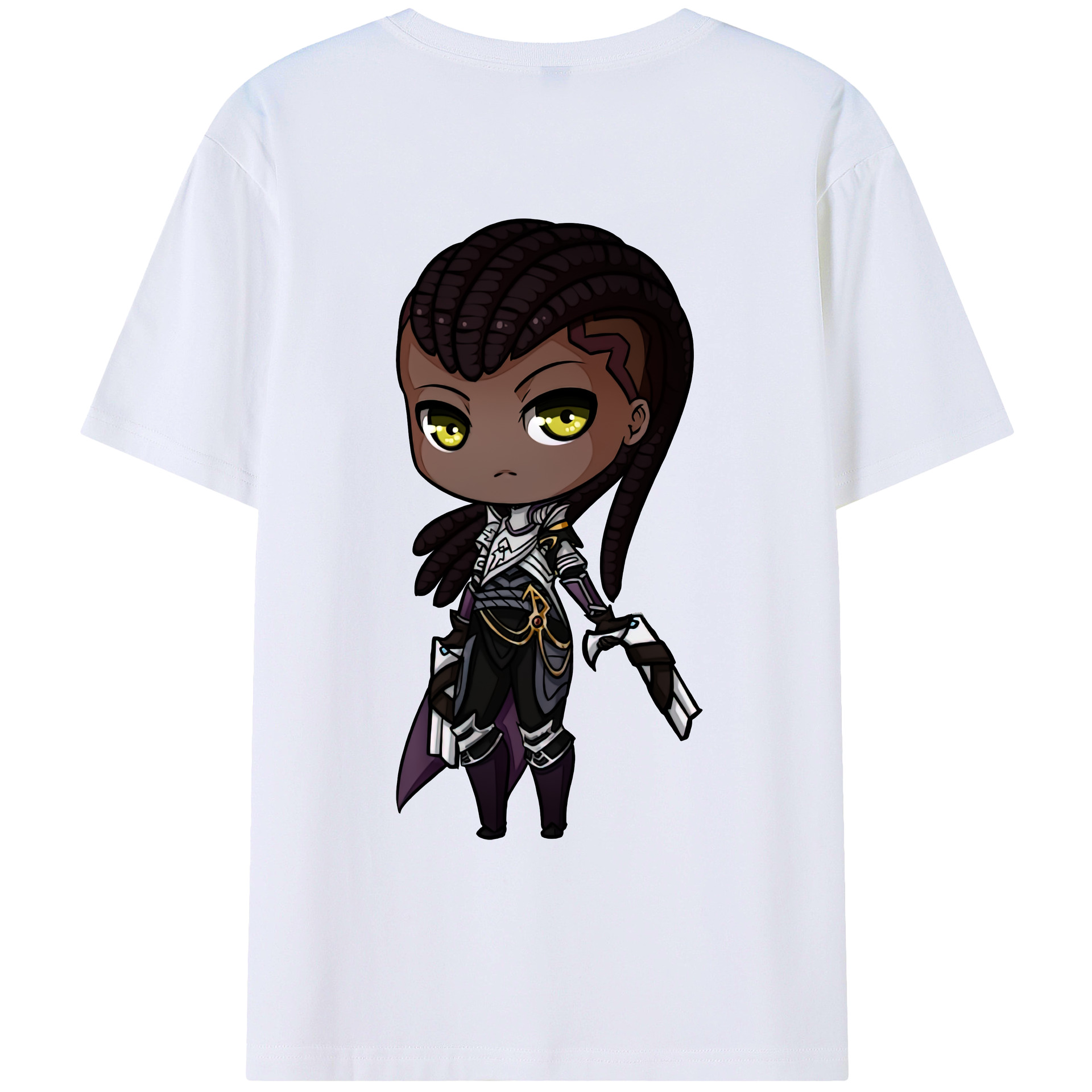リーグ・オブ・レジェンド League of Legends LOL 綿100％ メンズ半袖Tシャツ（バックプリント） 通気性