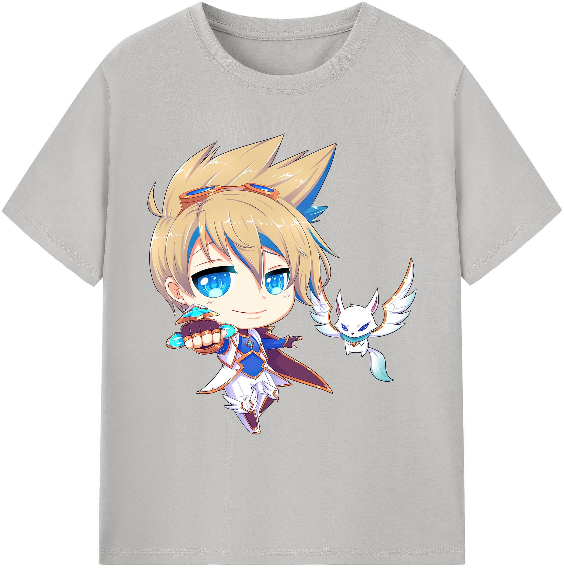 リーグ・オブ・レジェンド League of Legends LOL 綿100％ メンズ半袖Tシャツ｜肌触りやわらか＆通気性
