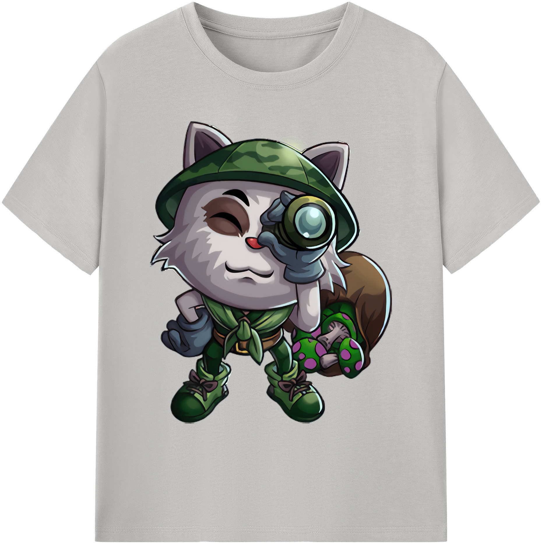 リーグ・オブ・レジェンド League of Legends LOL 綿100％ メンズ半袖Tシャツ｜肌触りやわらか＆通気性
