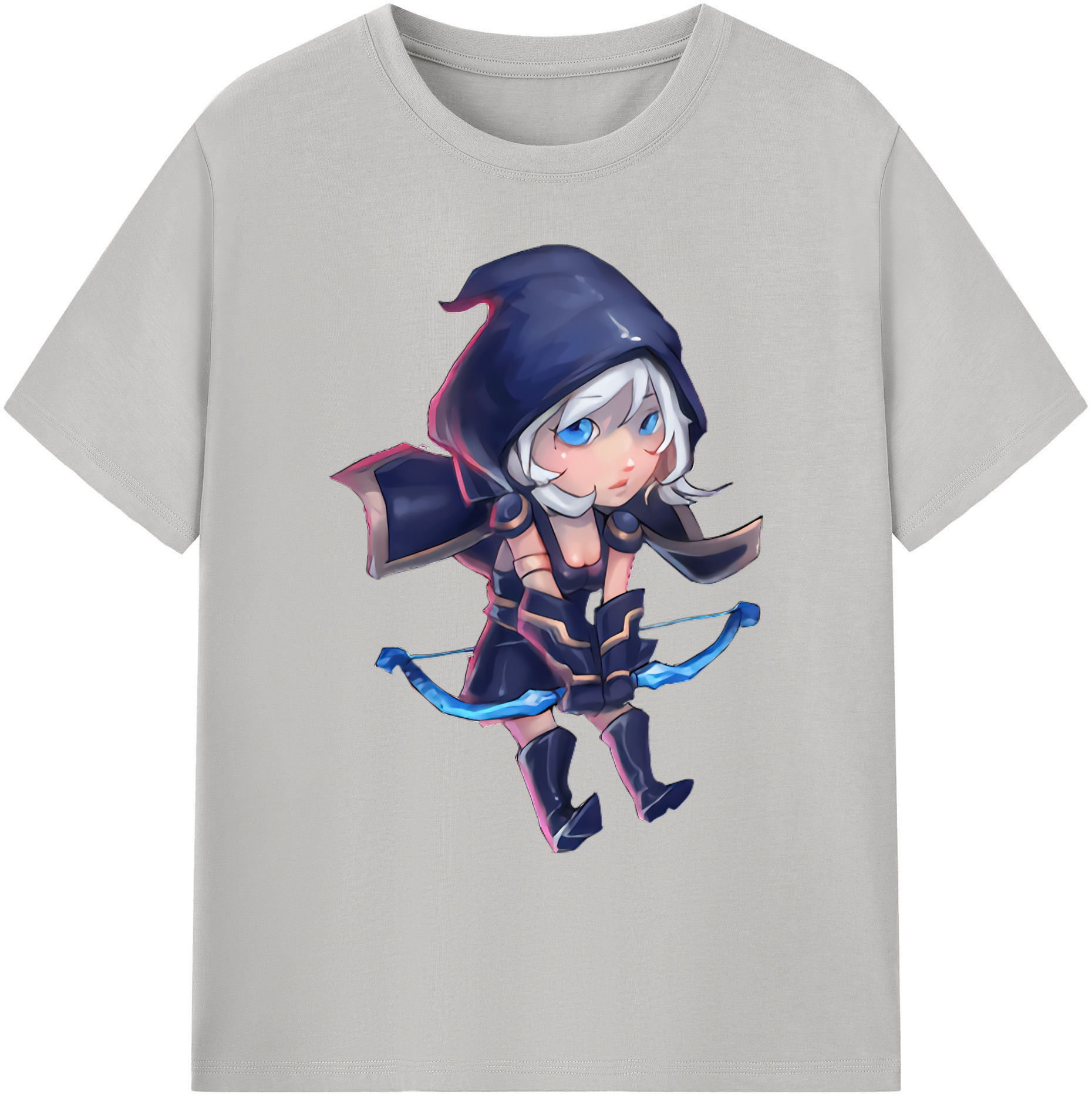 リーグ・オブ・レジェンド League of Legends LOL 綿100％ メンズ半袖Tシャツ｜肌触りやわらか＆通気性
