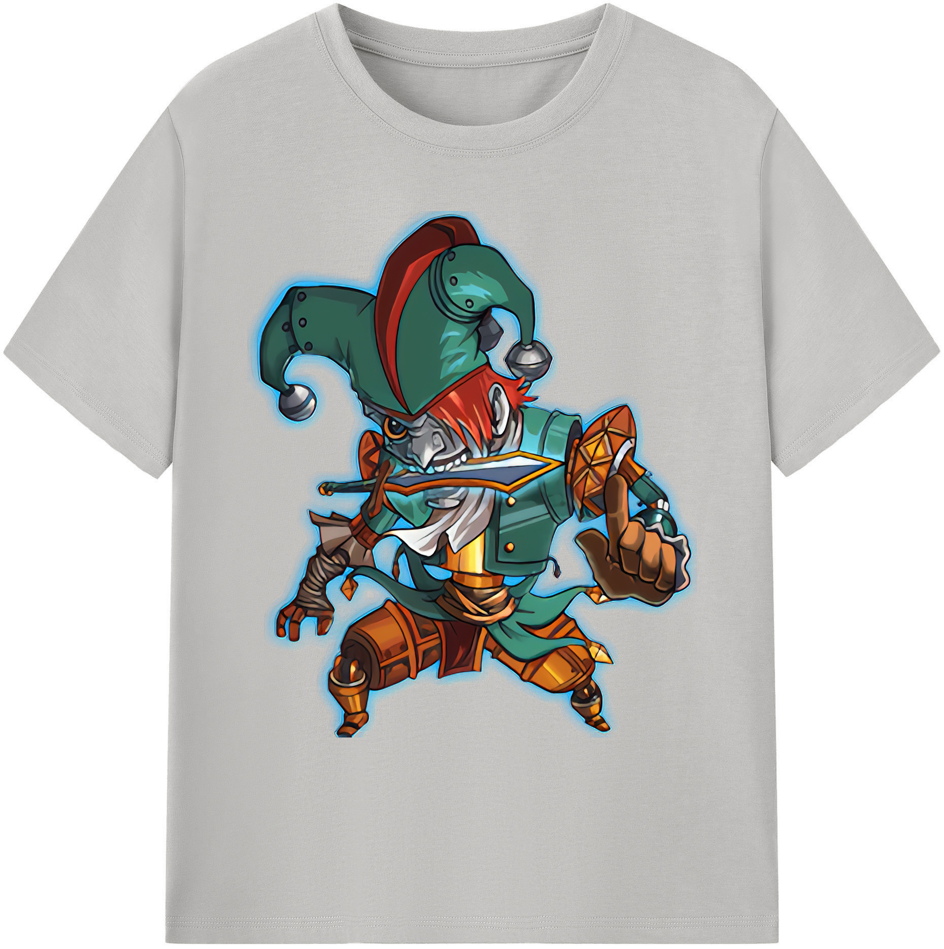 リーグ・オブ・レジェンド League of Legends LOL 綿100％ メンズ半袖Tシャツ｜肌触りやわらか＆通気性