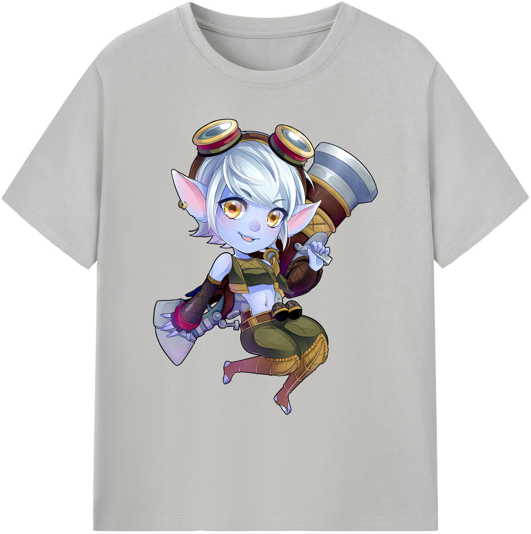 リーグ・オブ・レジェンド League of Legends LOL 綿100％ メンズ半袖Tシャツ｜肌触りやわらか＆通気性