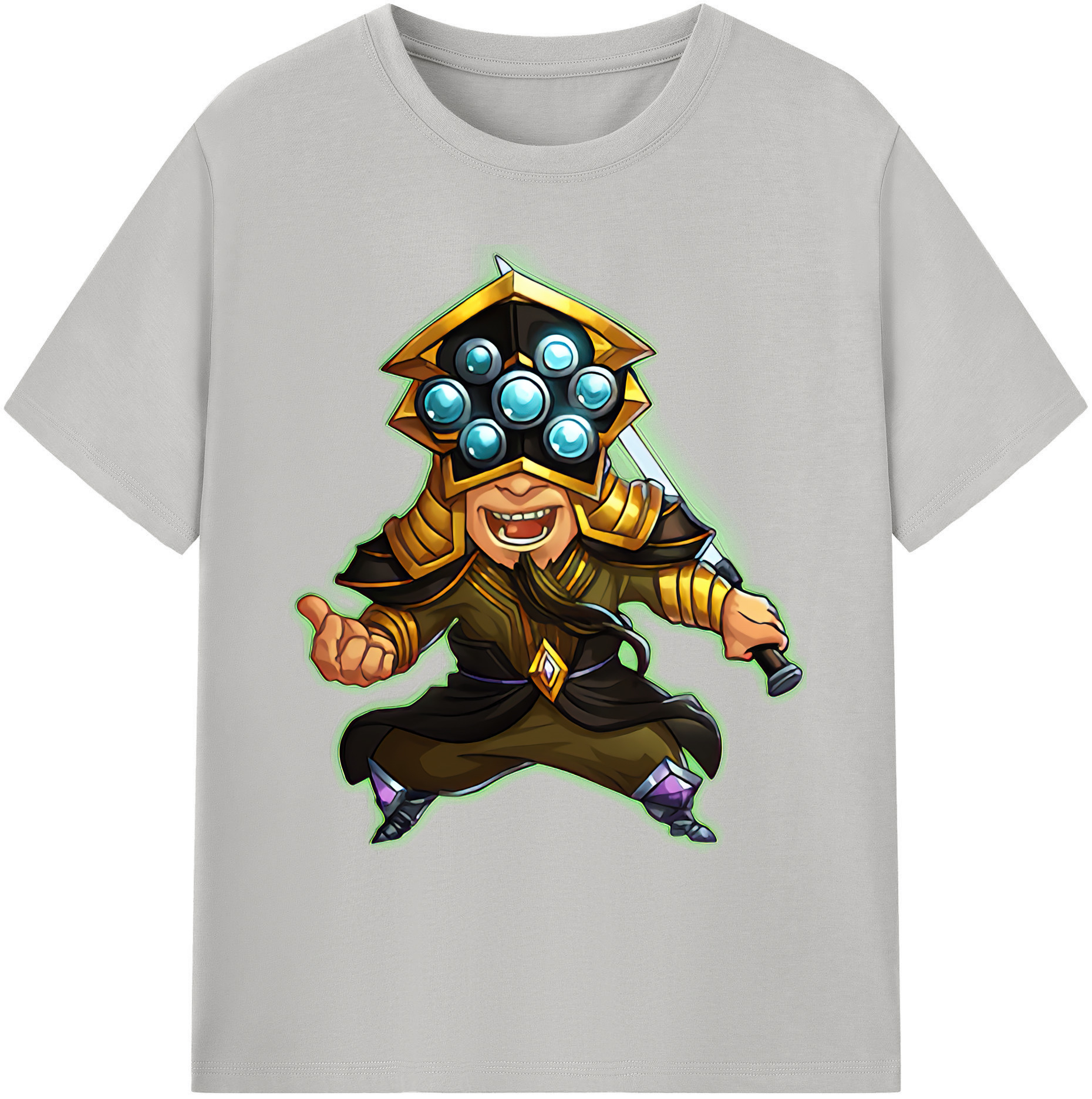 リーグ・オブ・レジェンド League of Legends LOL 綿100％ メンズ半袖Tシャツ｜肌触りやわらか＆通気性