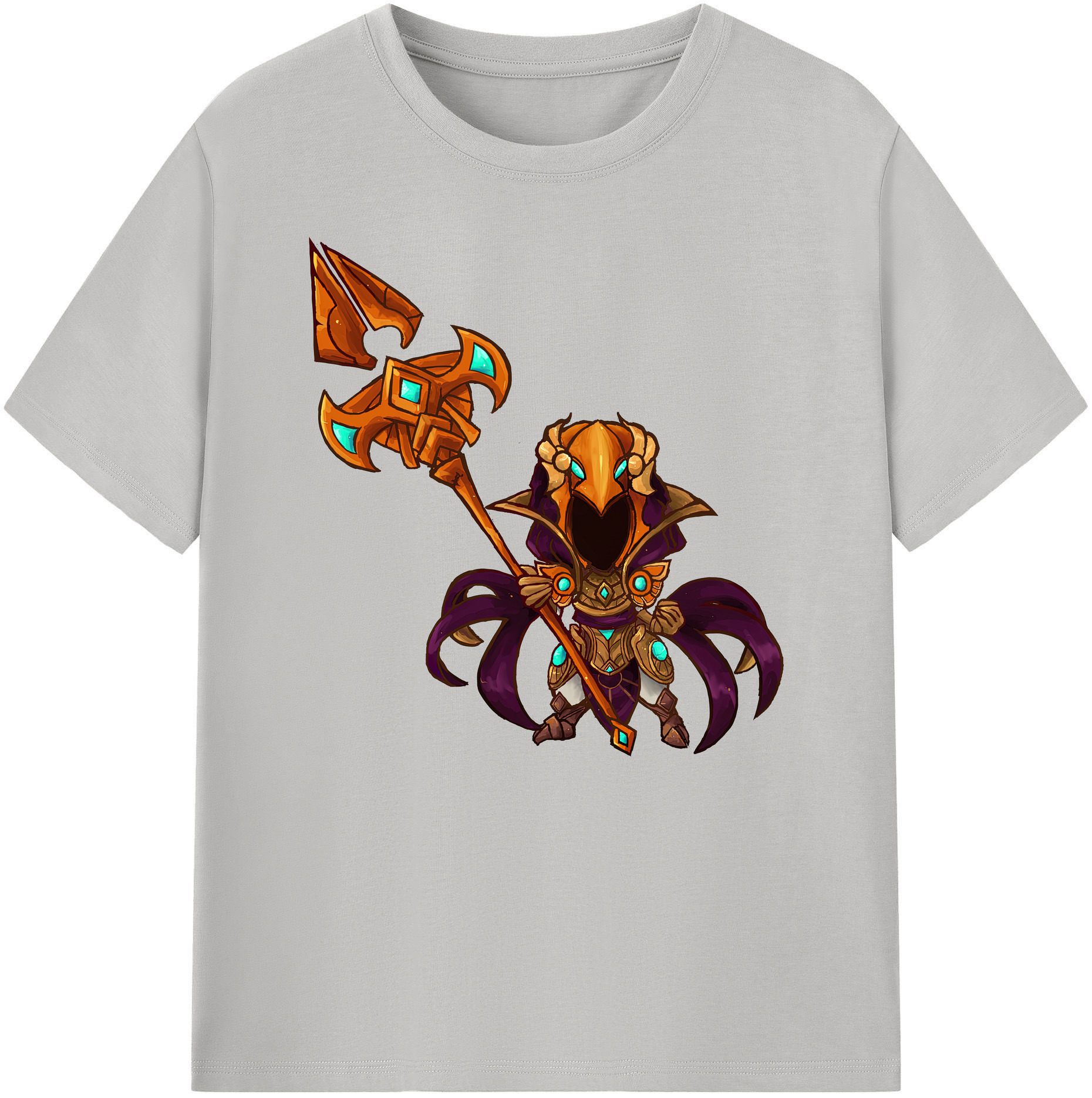 リーグ・オブ・レジェンド League of Legends LOL 綿100％ メンズ半袖Tシャツ｜肌触りやわらか＆通気性