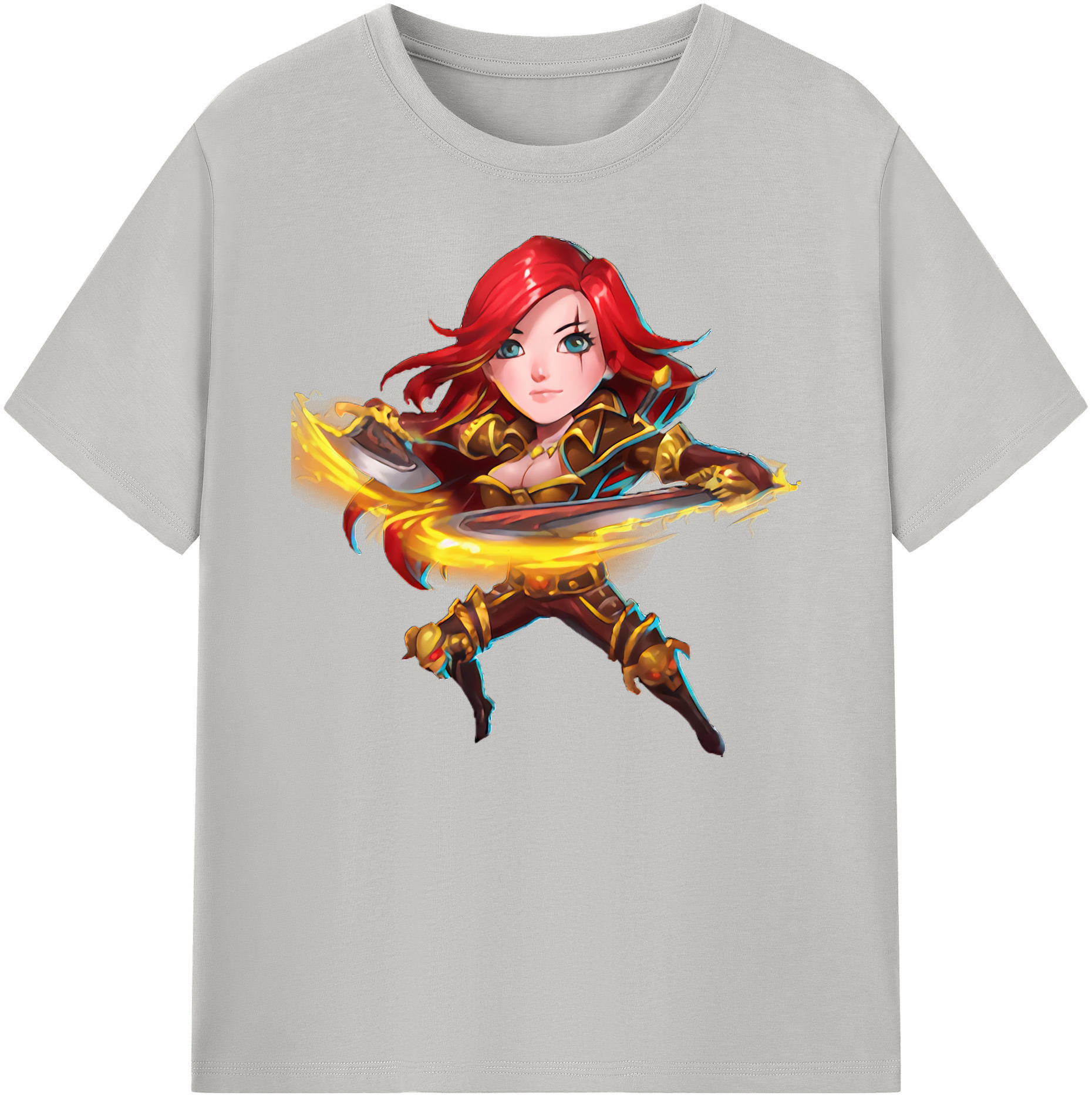 リーグ・オブ・レジェンド League of Legends LOL 綿100％ メンズ半袖Tシャツ｜肌触りやわらか＆通気性