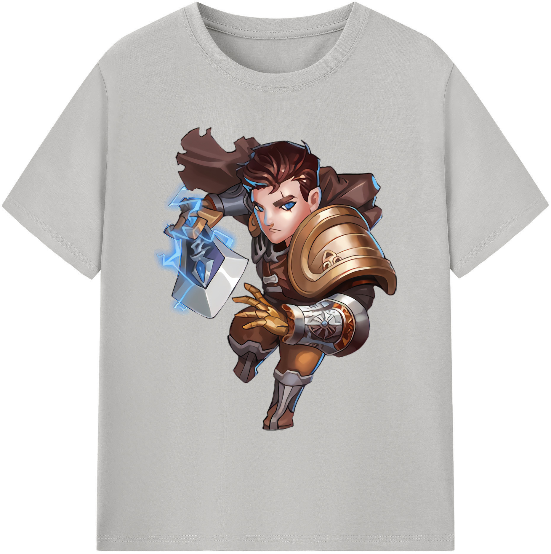 リーグ・オブ・レジェンド League of Legends LOL 綿100％ メンズ半袖Tシャツ｜肌触りやわらか＆通気性