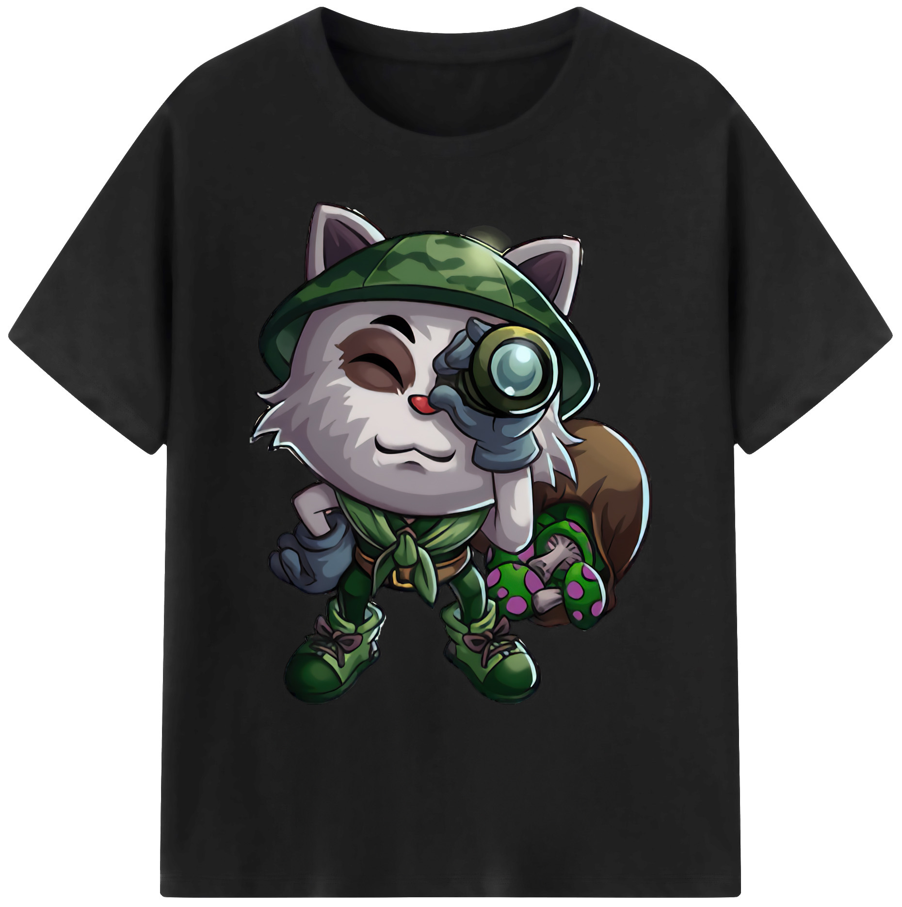 リーグ・オブ・レジェンド League of Legends LOL 綿100％ メンズ半袖Tシャツ｜肌触りやわらか＆通気性