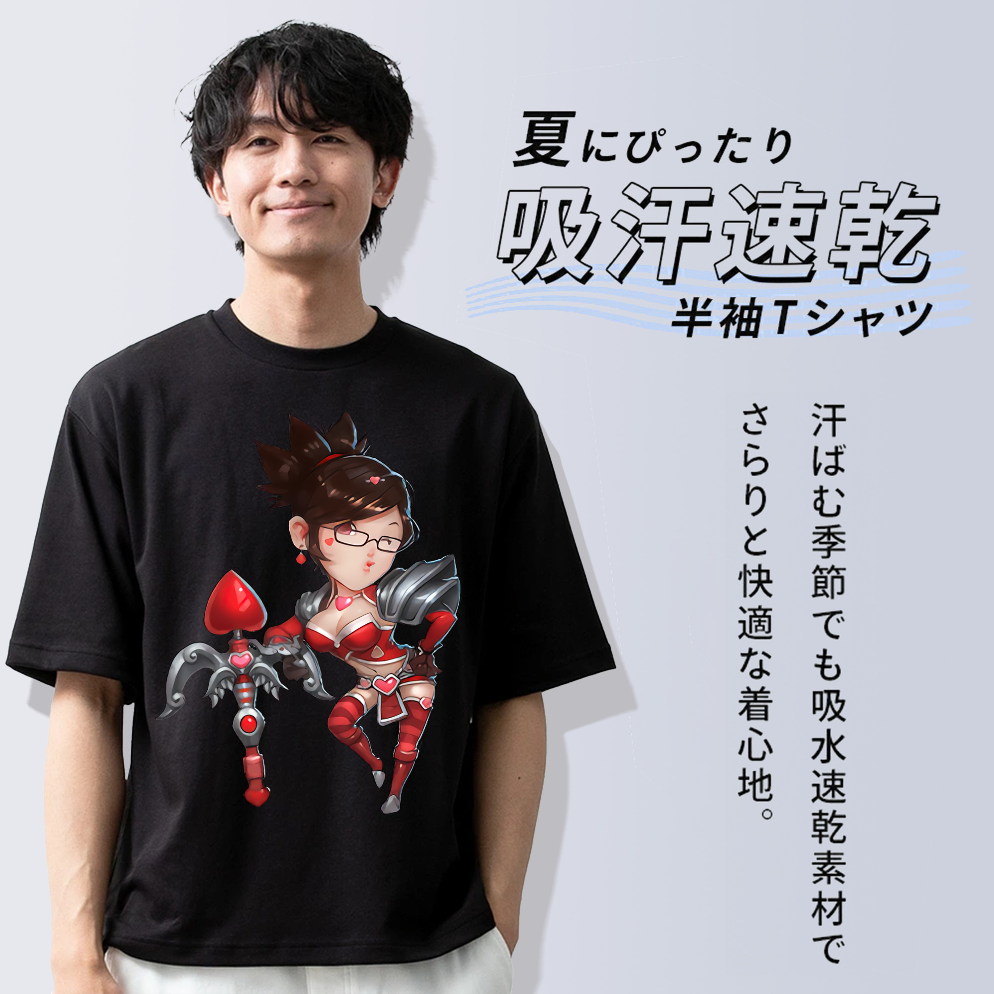 リーグ・オブ・レジェンド League of Legends LOL 綿100％ メンズ半袖Tシャツ｜肌触りやわらか＆通気性