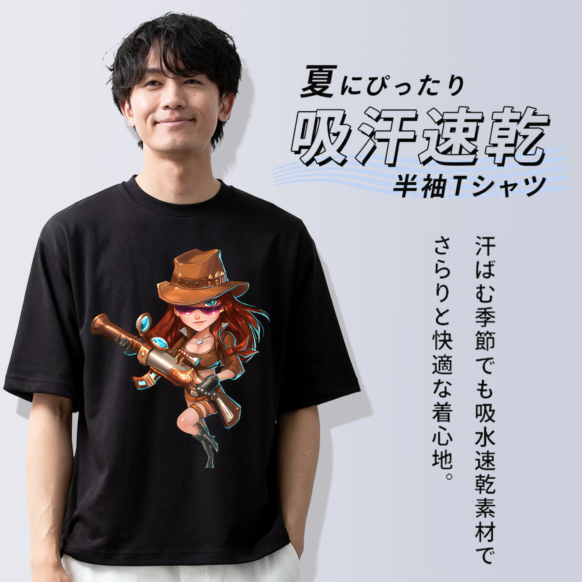 リーグ・オブ・レジェンド League of Legends LOL 綿100％ メンズ半袖Tシャツ｜肌触りやわらか＆通気性