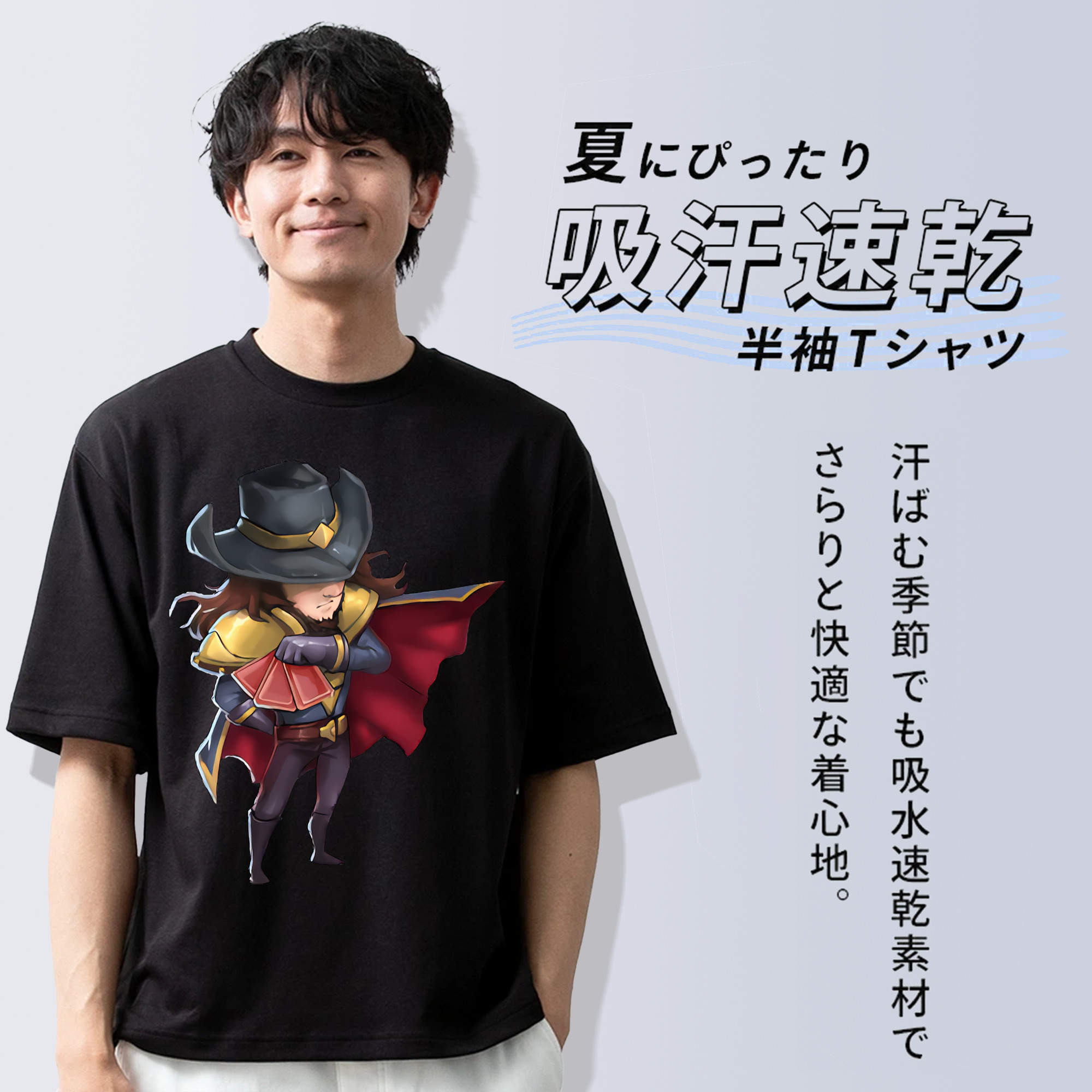 リーグ・オブ・レジェンド League of Legends LOL 綿100％ メンズ半袖Tシャツ｜肌触りやわらか＆通気性