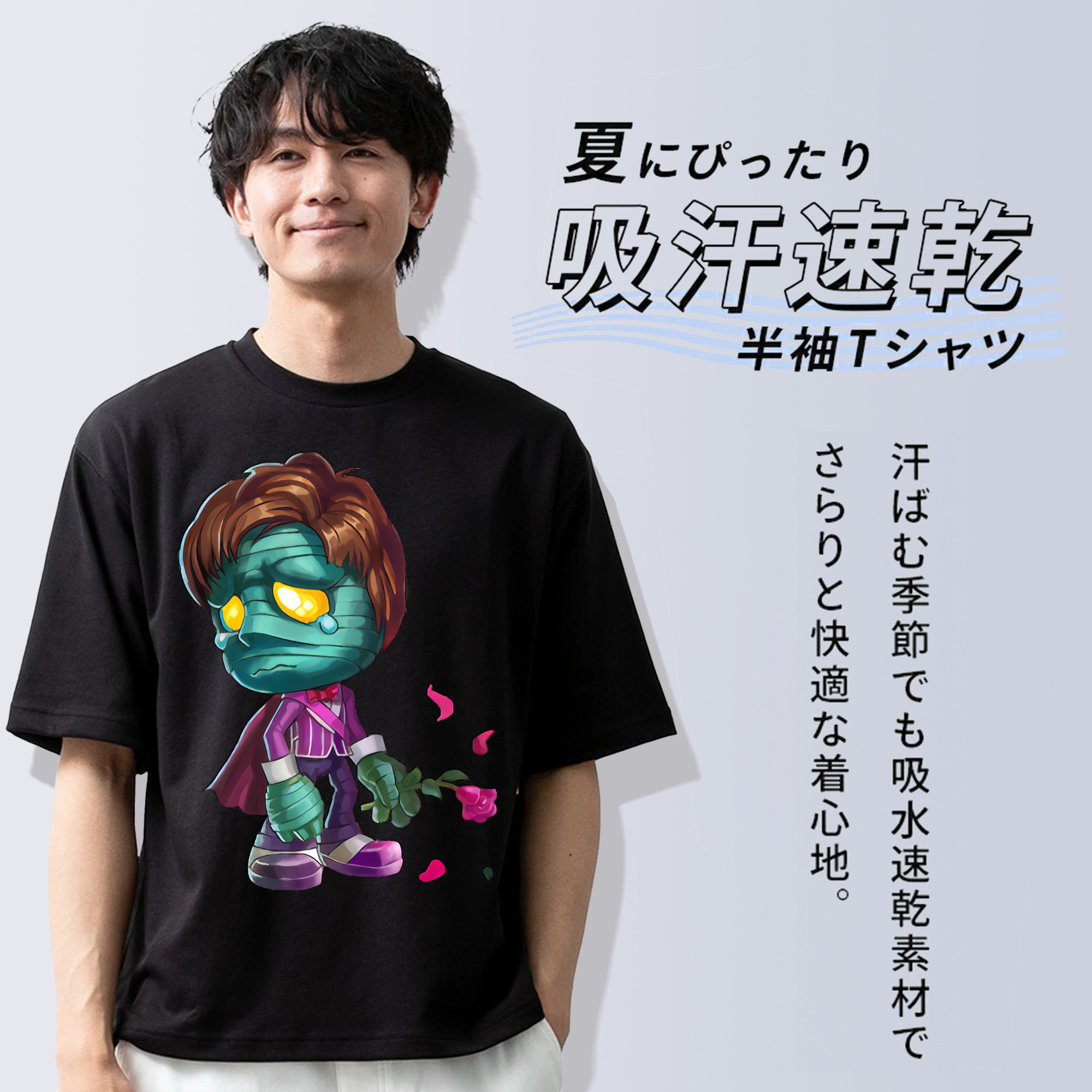 リーグ・オブ・レジェンド League of Legends LOL 綿100％ メンズ半袖Tシャツ｜肌触りやわらか＆通気性
