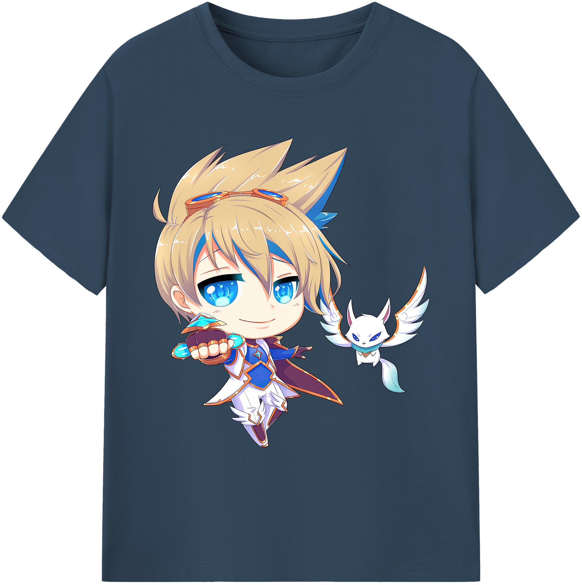 リーグ・オブ・レジェンド League of Legends LOL 綿100％ メンズ半袖Tシャツ｜肌触りやわらか＆通気性